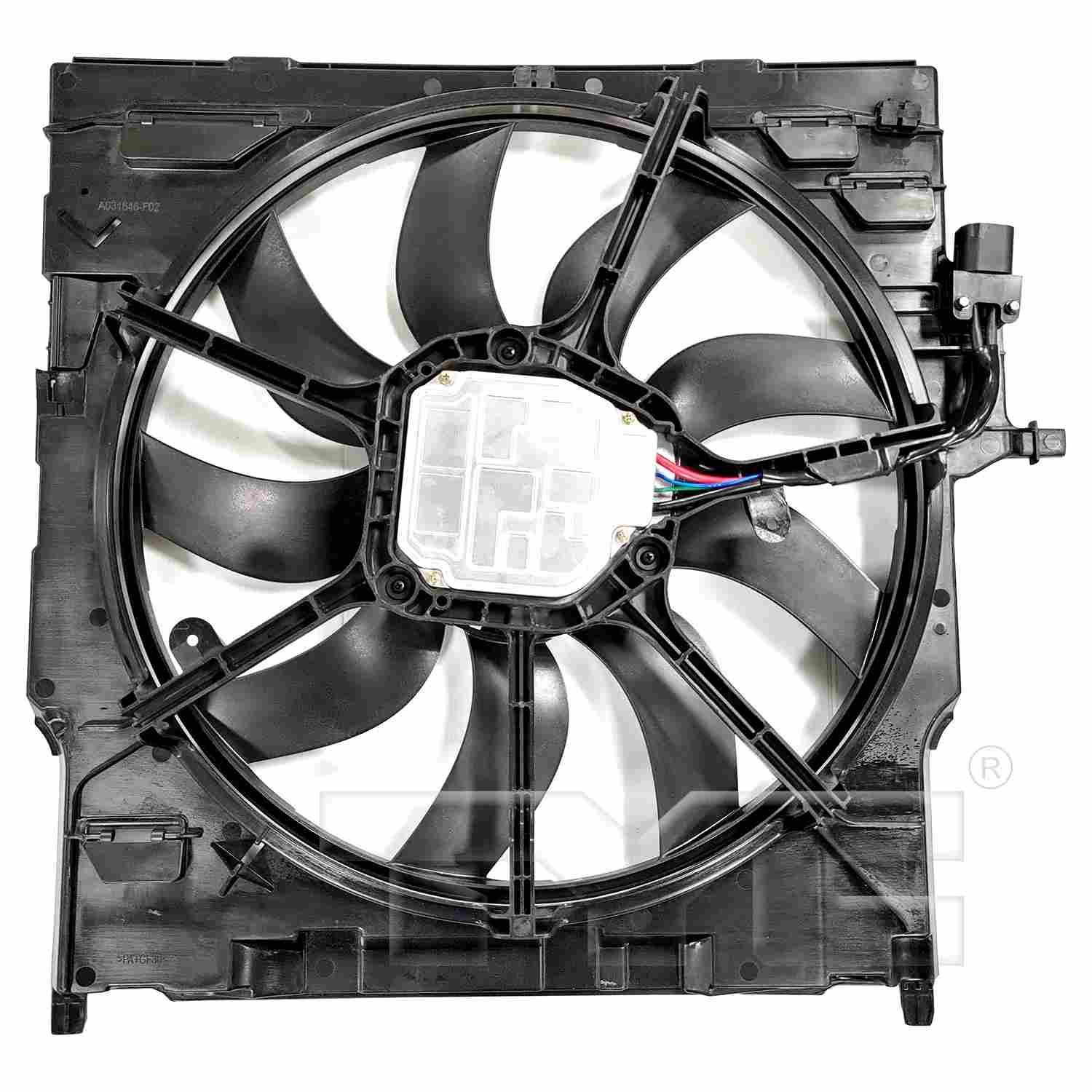 TYC Dual Radiator and Condenser Fan Assembly 626020