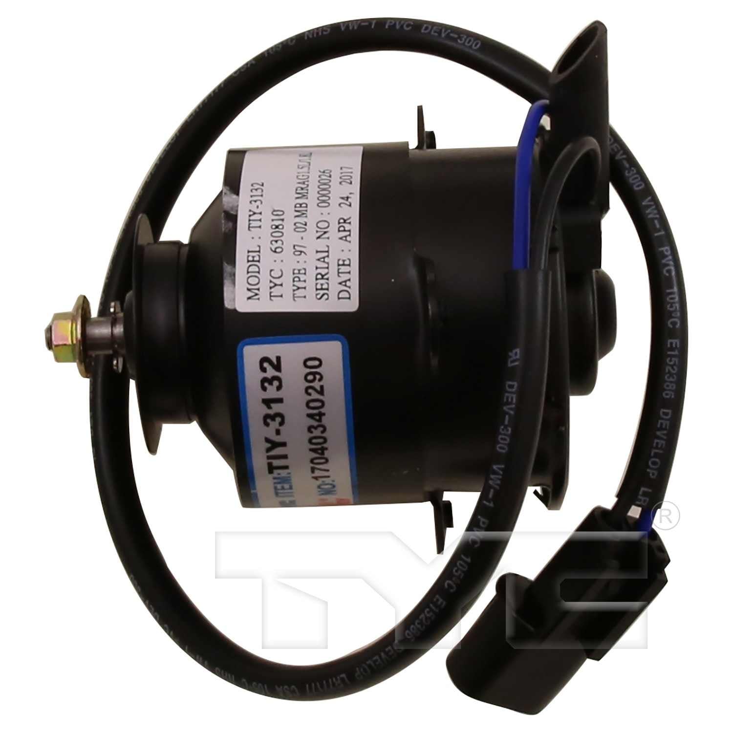 TYC Engine Cooling Fan Motor 630810