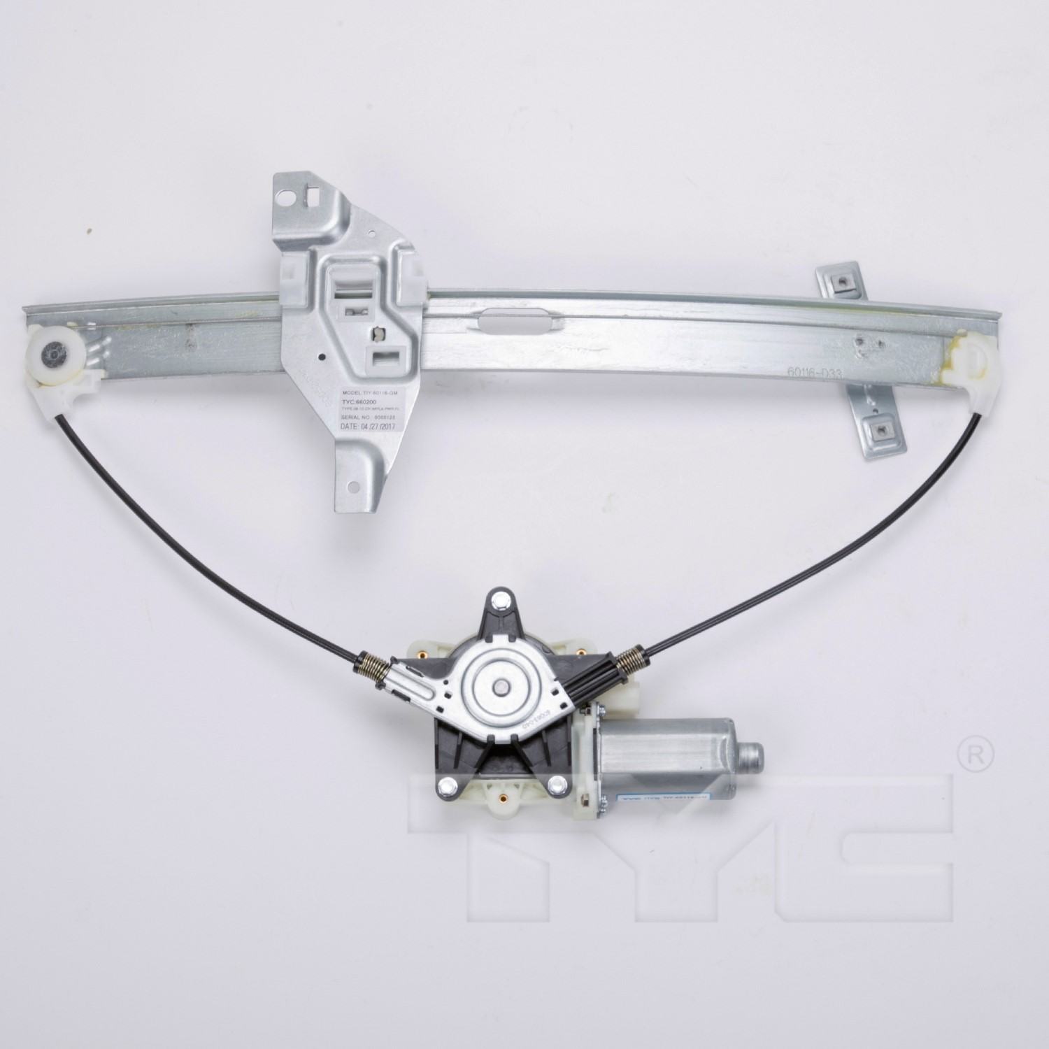 TYC Power Window Motor and Regulator Assembly 660200