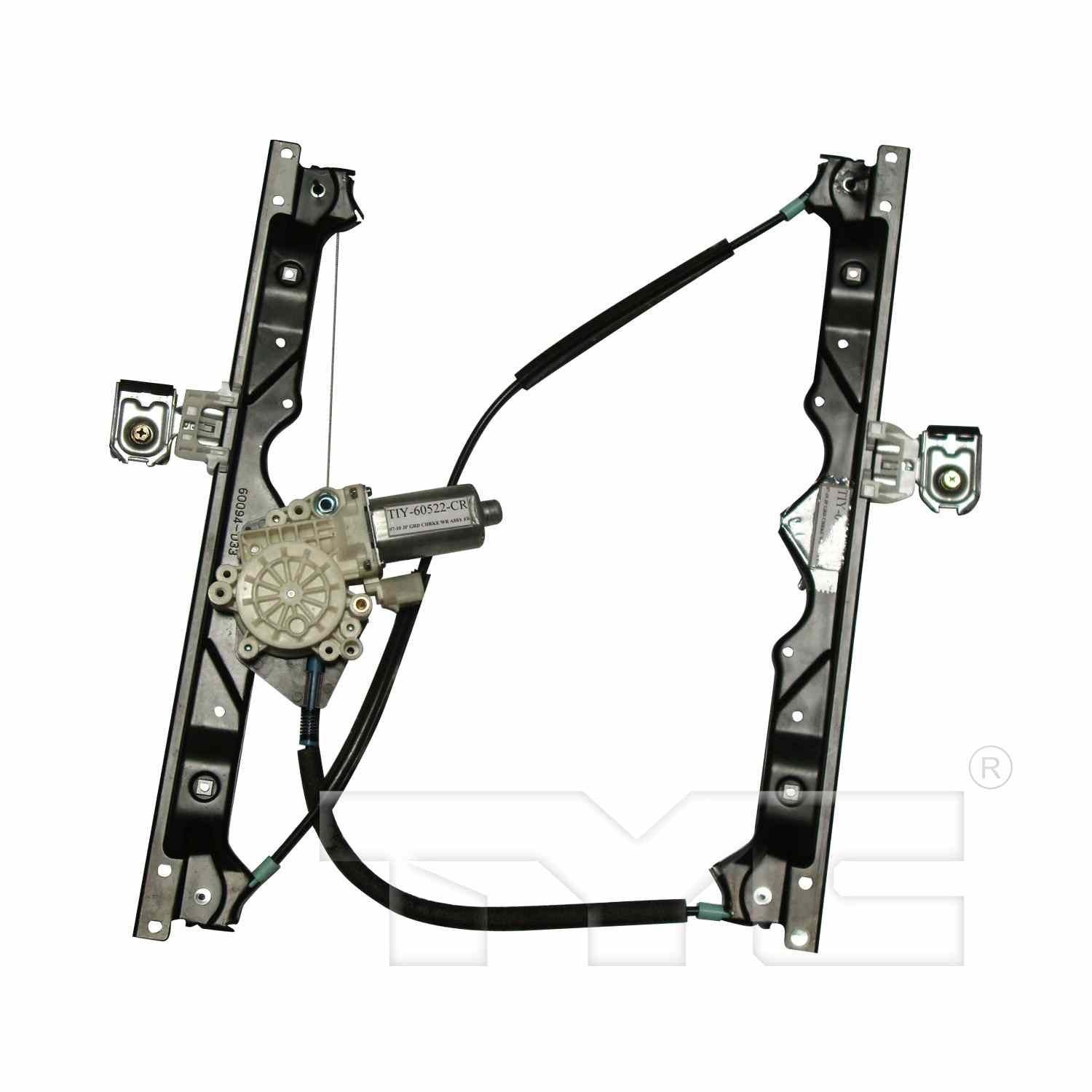 TYC Power Window Motor and Regulator Assembly 660429