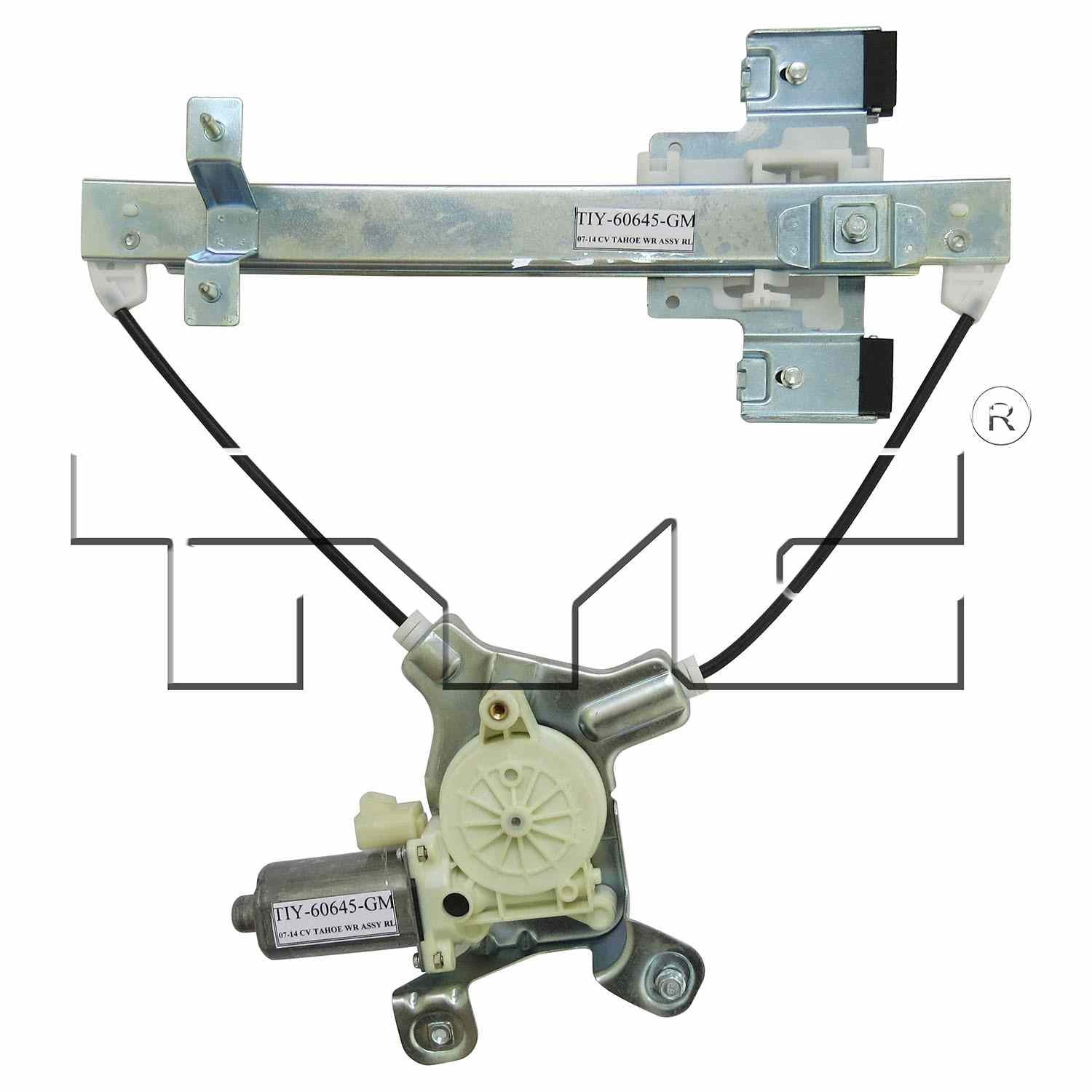 TYC Power Window Motor and Regulator Assembly 660534