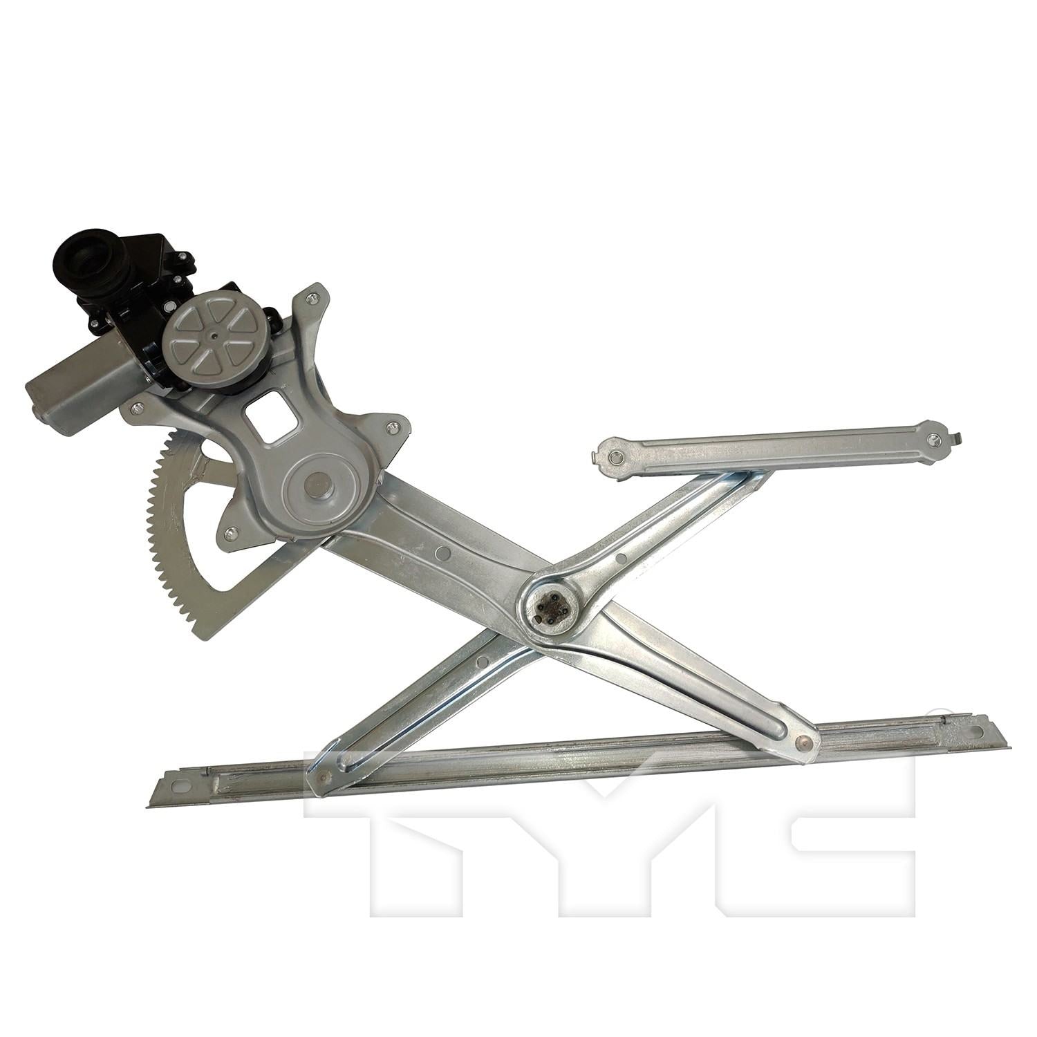 TYC Power Window Motor and Regulator Assembly  top view frsport 660634