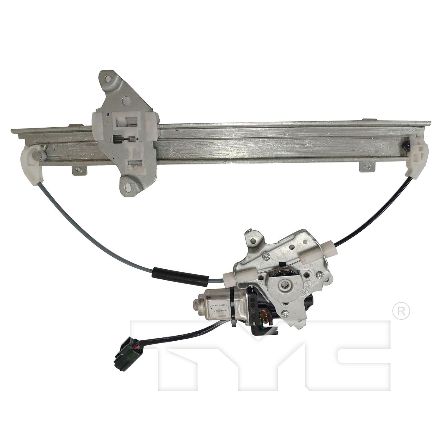 TYC Power Window Motor and Regulator Assembly  top view frsport 660662