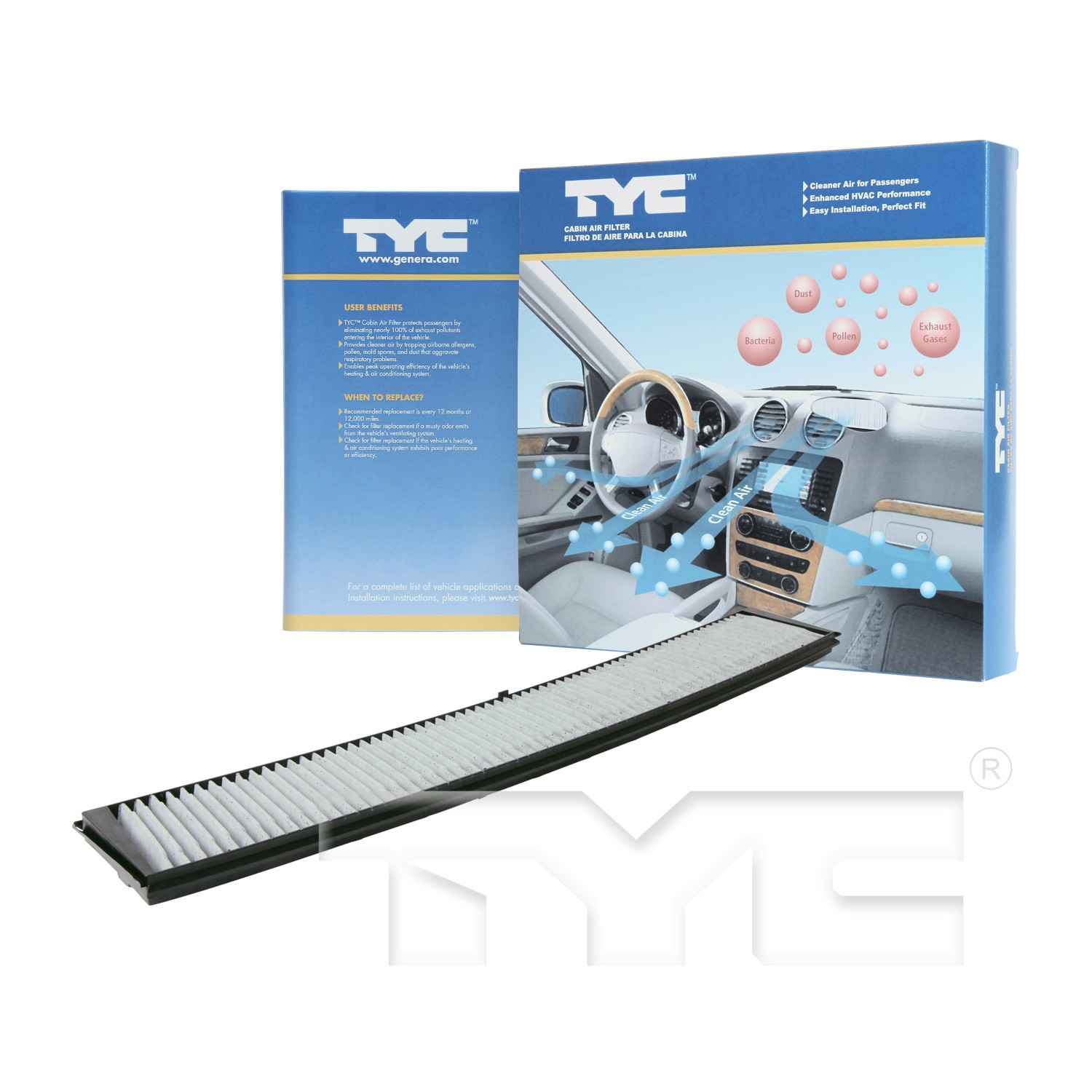 TYC Cabin Air Filter 800010C