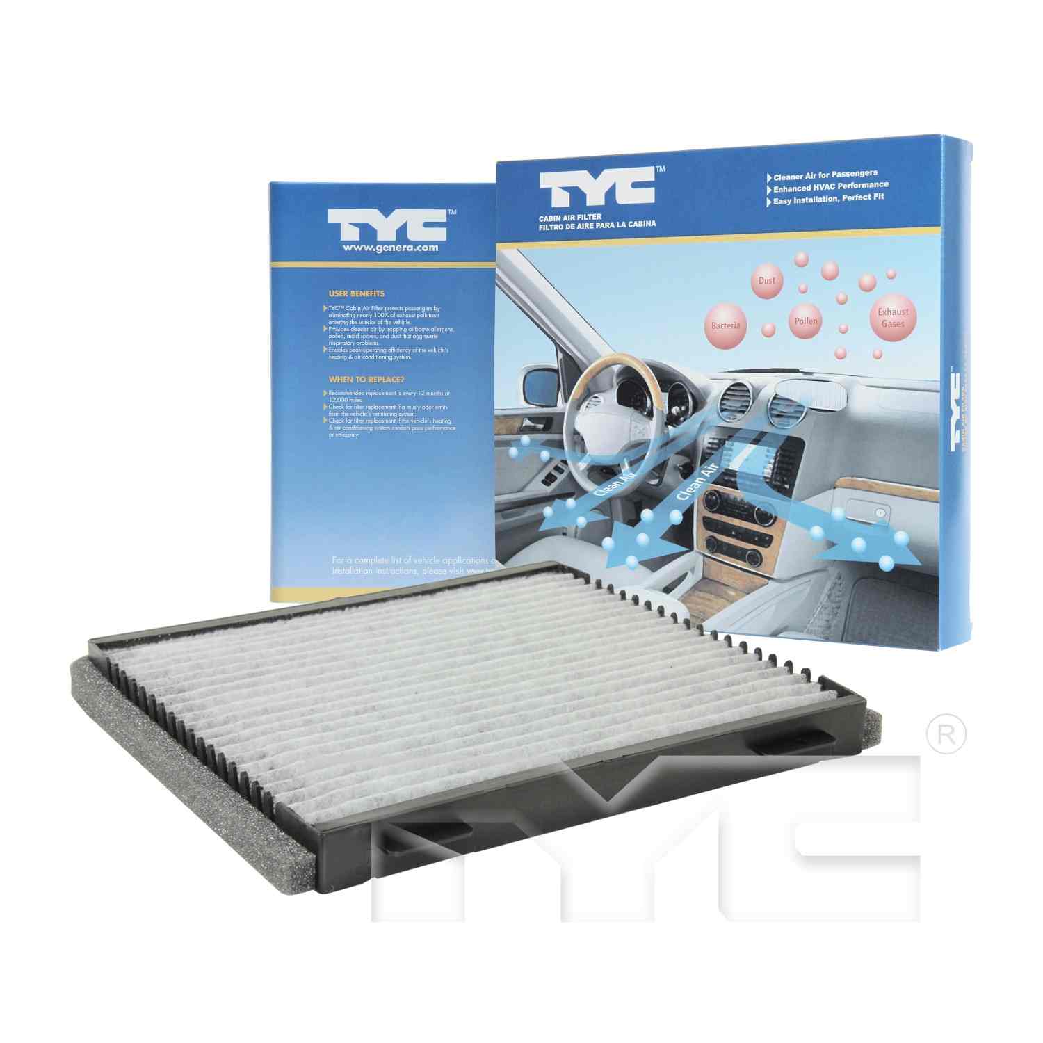 TYC Cabin Air Filter 800032C