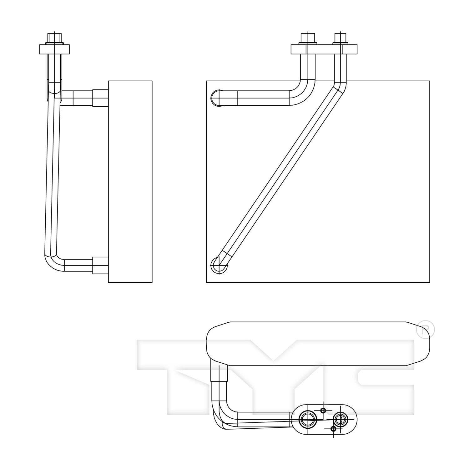 TYC A/C Evaporator Core 97210