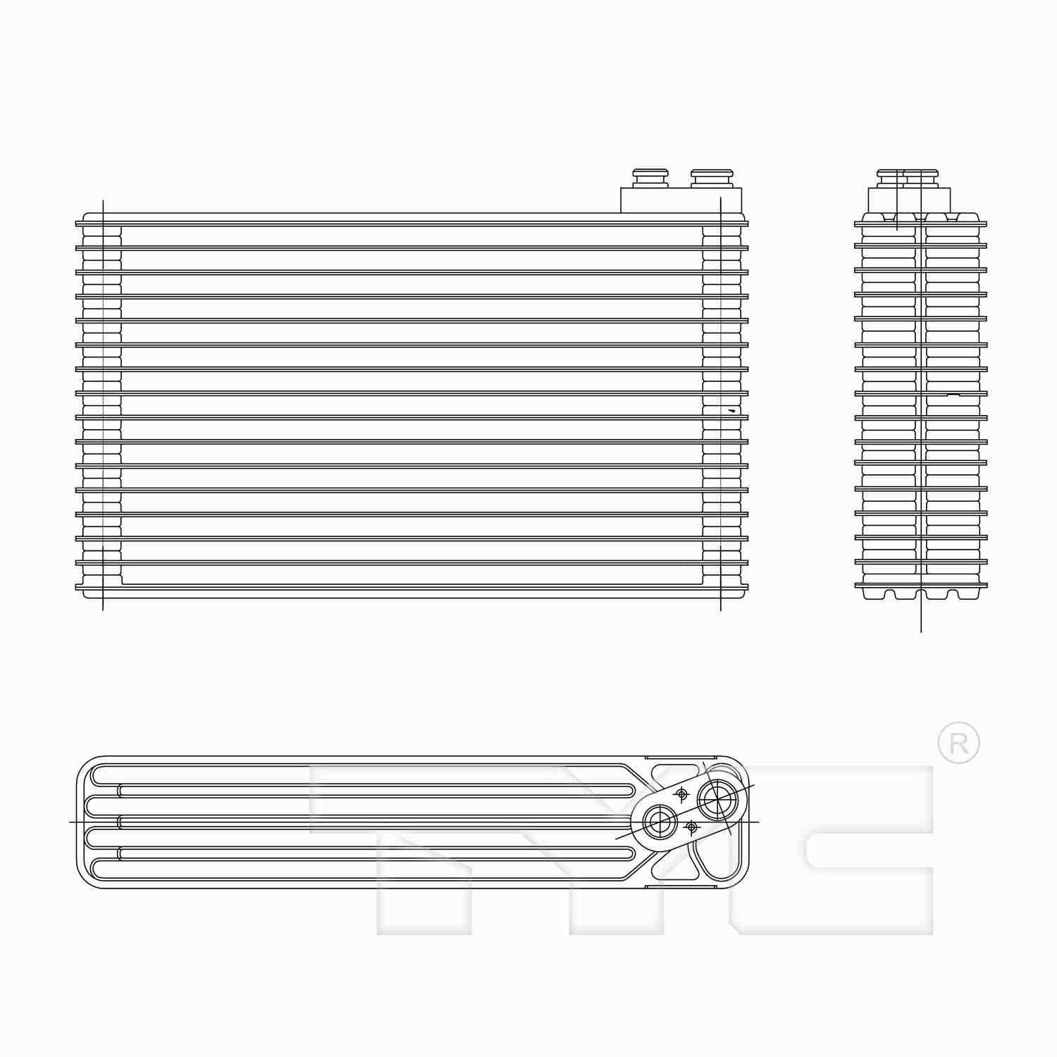 TYC A/C Evaporator Core 97222