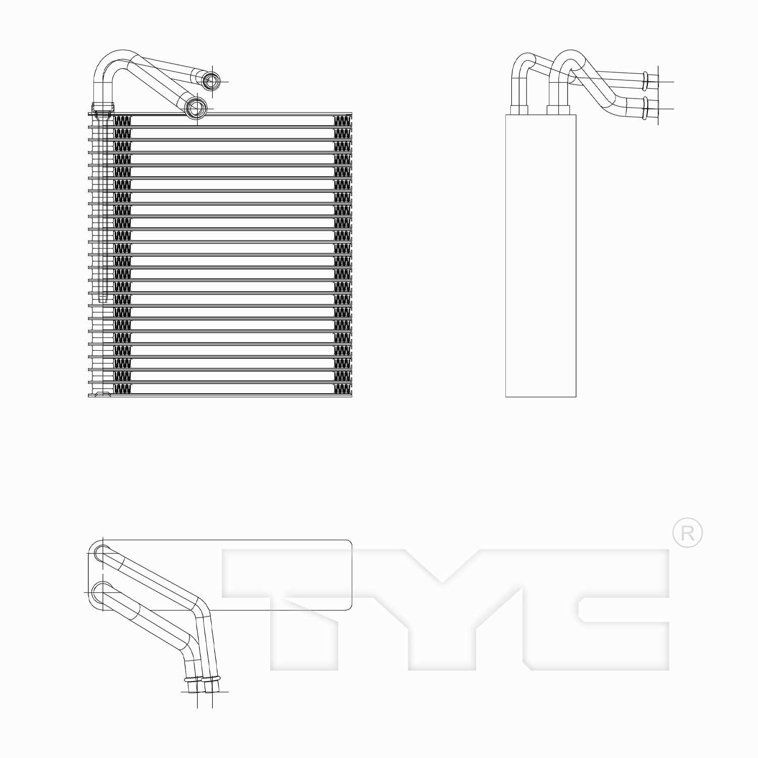 TYC A/C Evaporator Core 97230