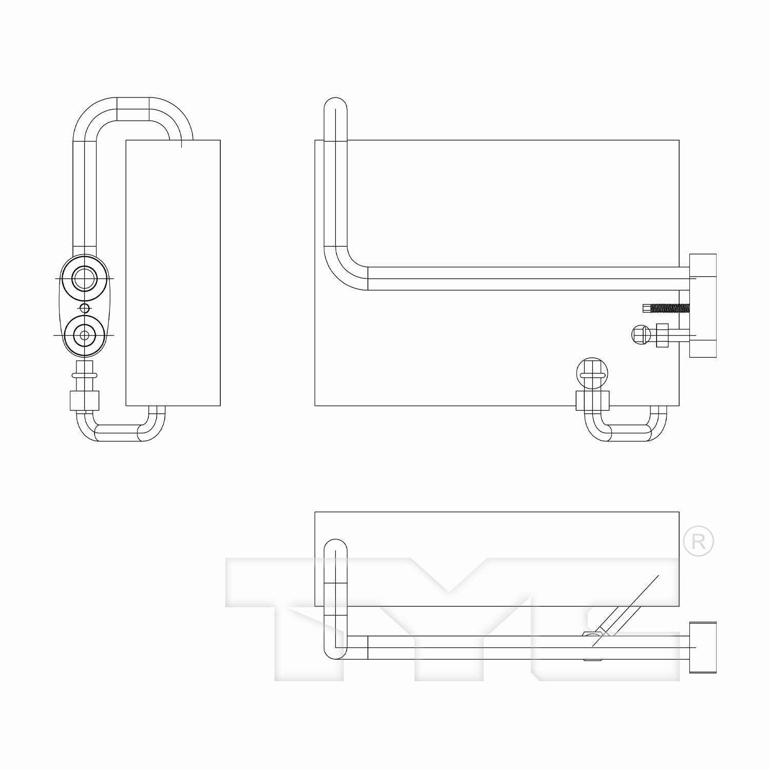 TYC A/C Evaporator Core 97271