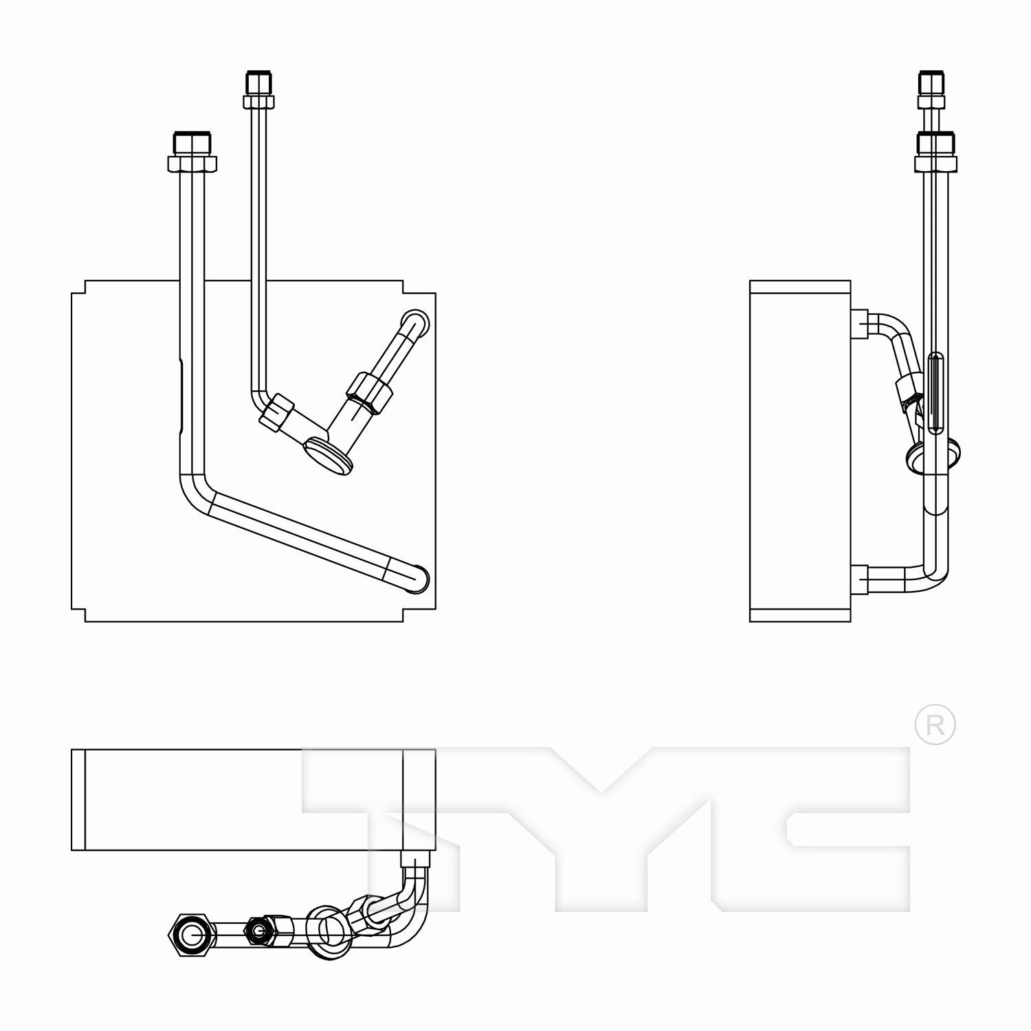 TYC A/C Evaporator Core 97275
