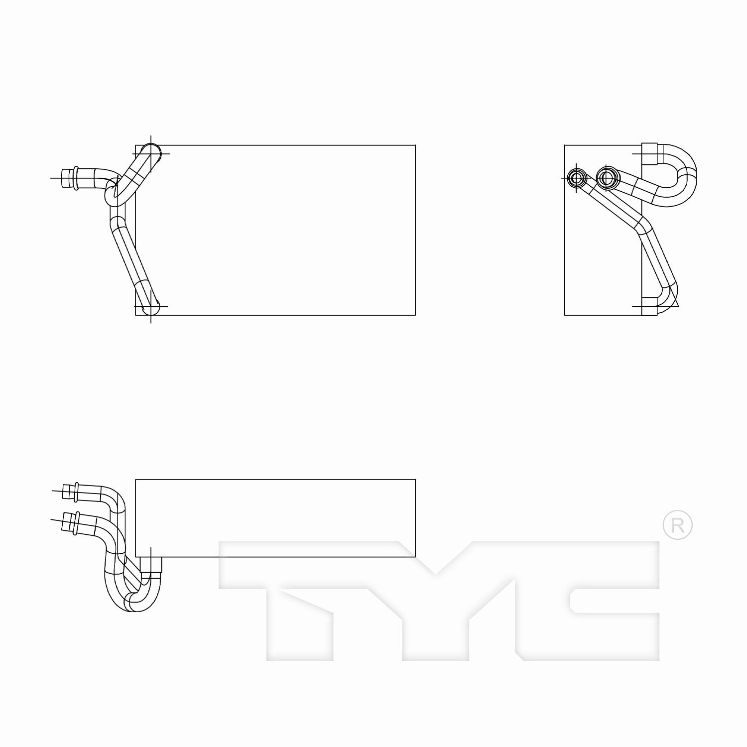 TYC A/C Evaporator Core 97276