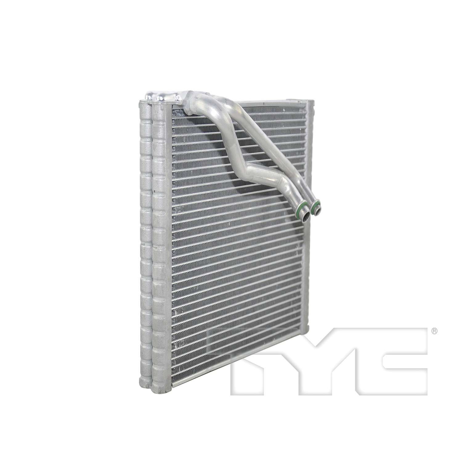 TYC A/C Evaporator Core top view frsport 97386