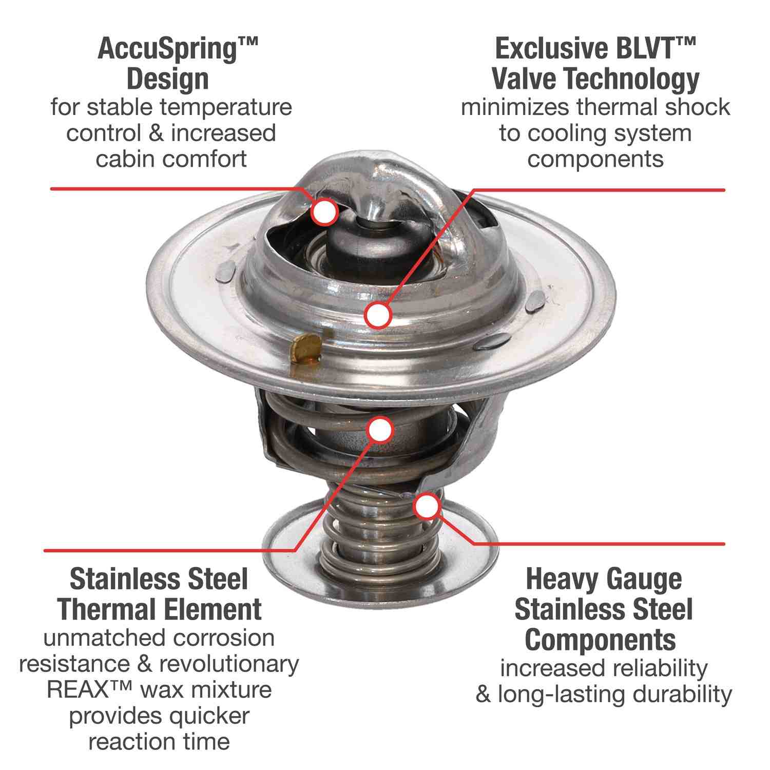 Motorad Engine Coolant Thermostat 5228-195JV