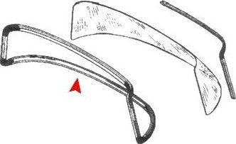 URO Back Glass Seal 1086780040