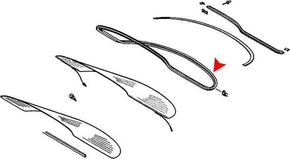 URO Back Glass Seal 1166700039