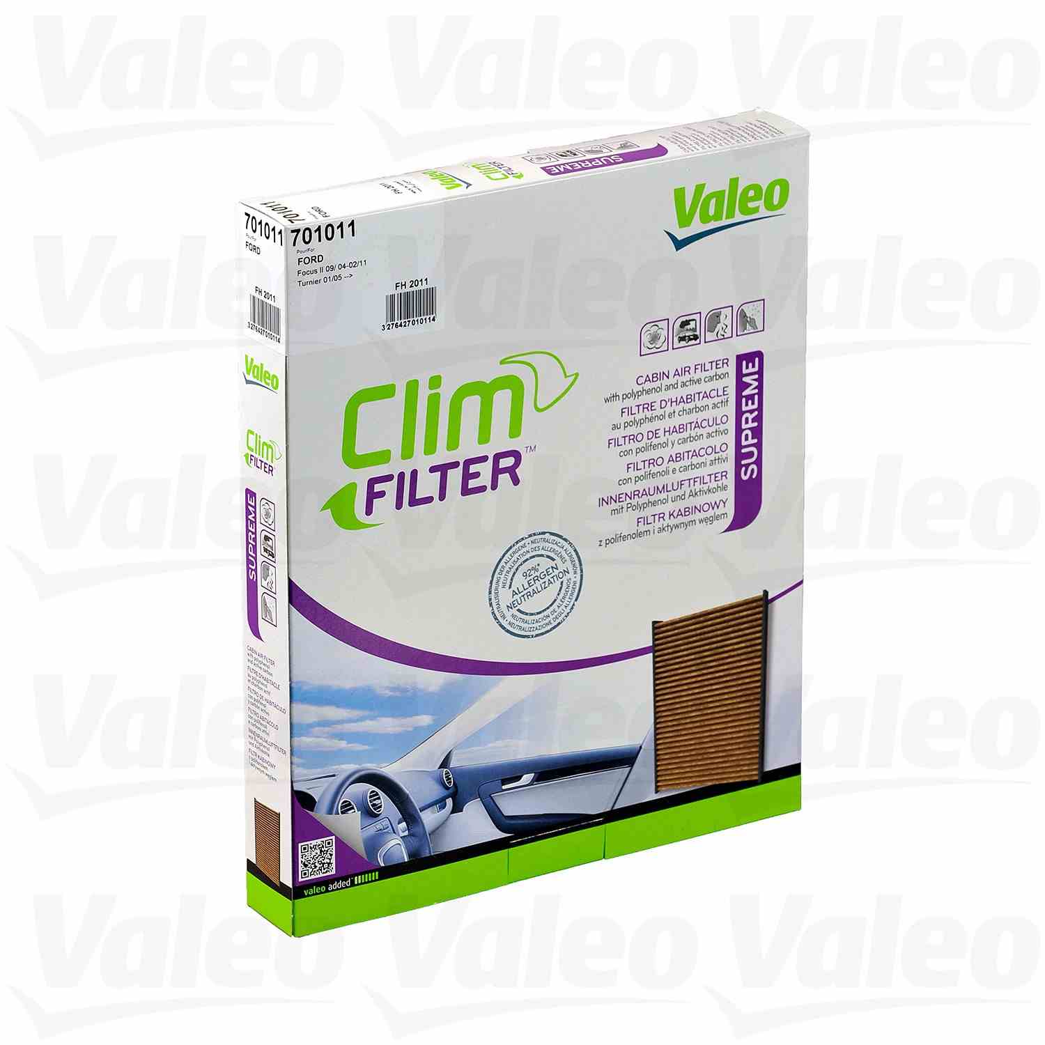 Valeo Cabin Air Filter 701011