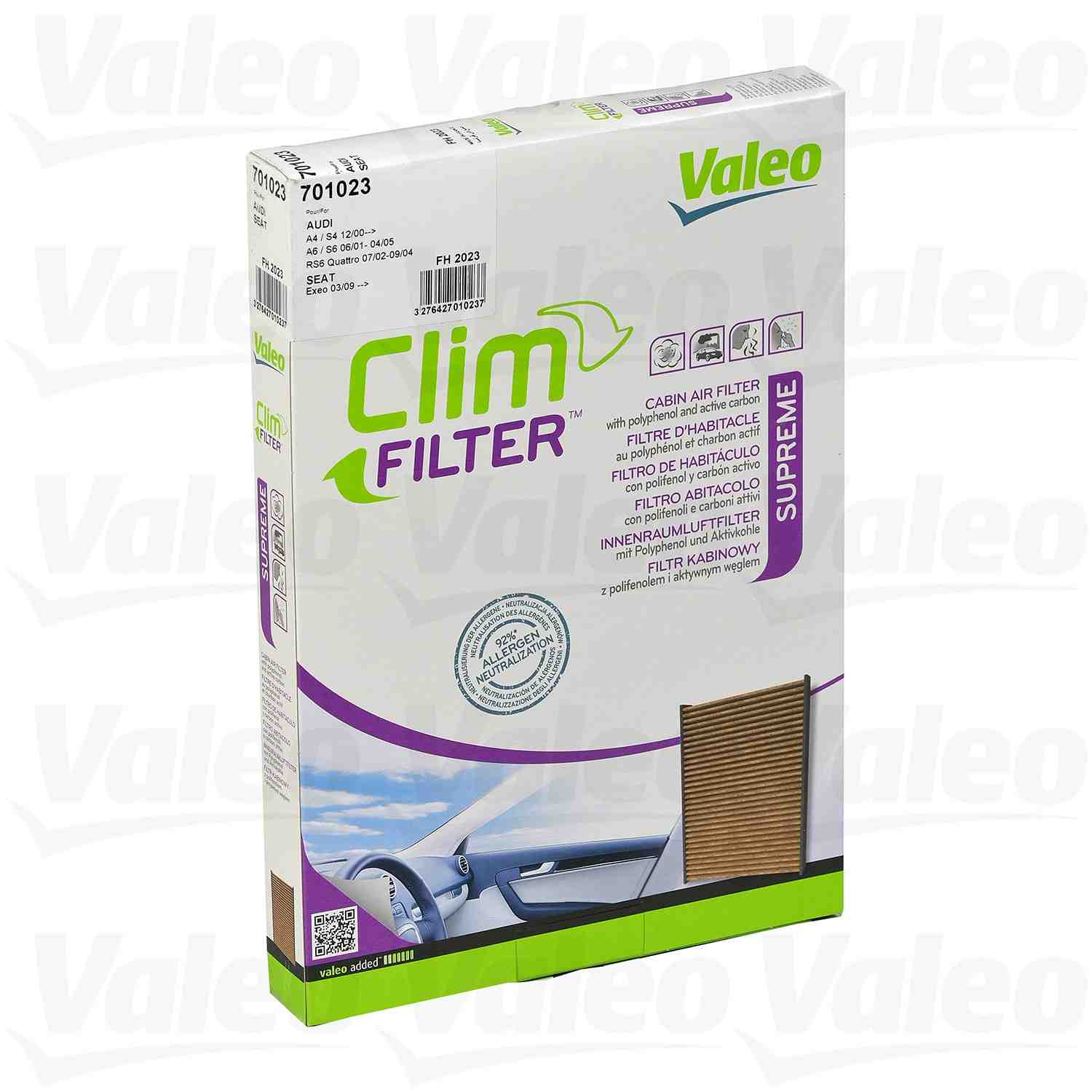 Valeo Cabin Air Filter 701023