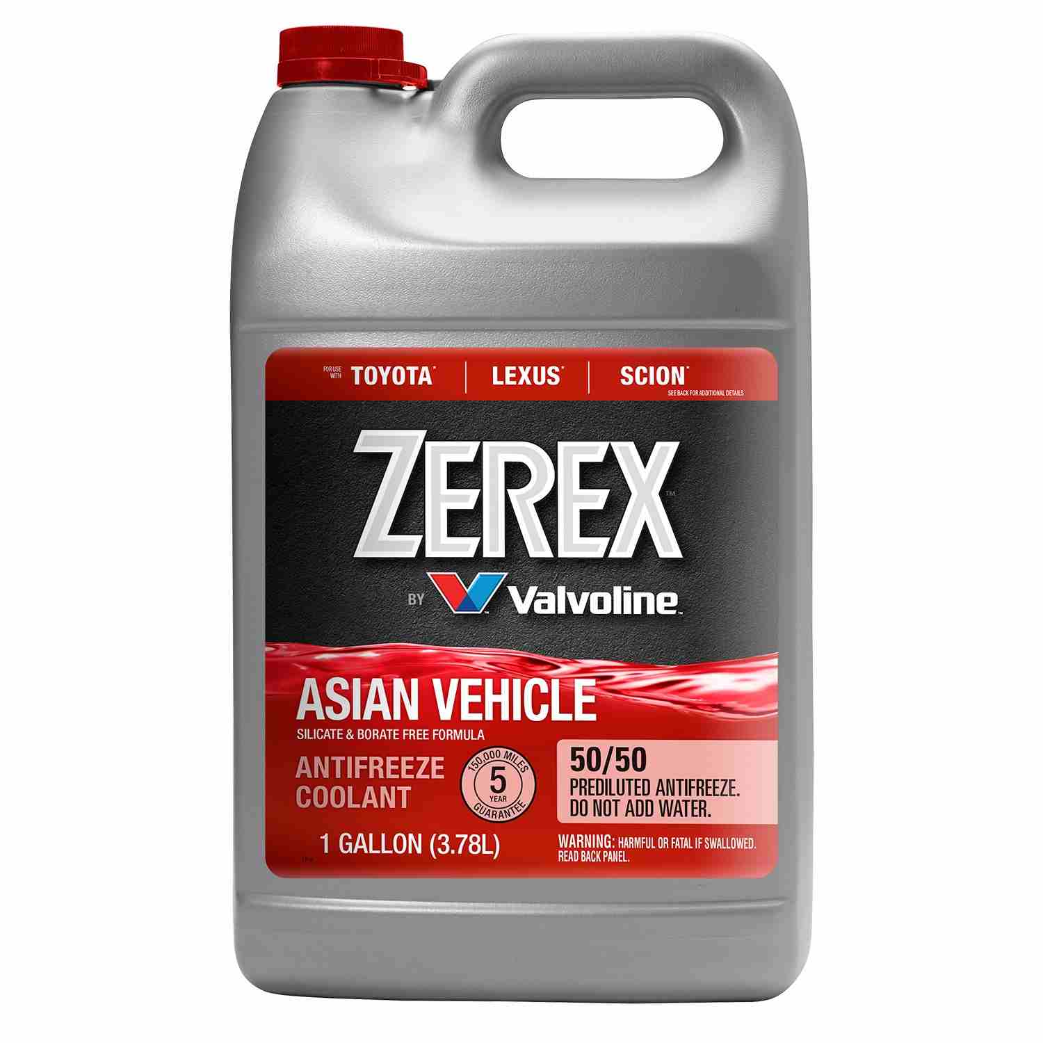 Zerex Asian Vehicle Antifreeze Coolant 1 Gallon