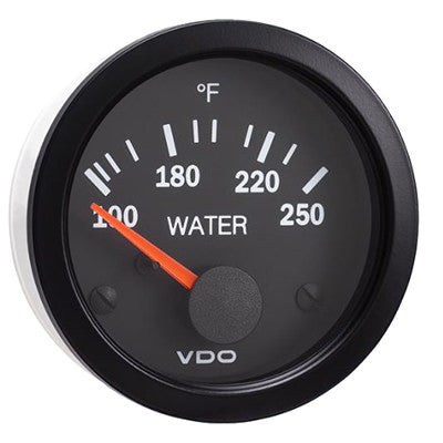 VDO Water Temp Gauge 250f Individual Gauges Analog Gauges main image
