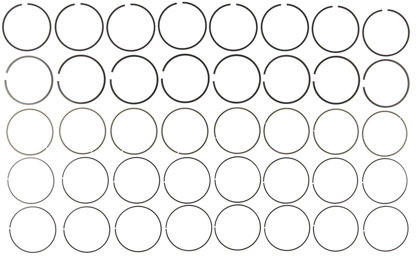 Mahle Rings GM 5.3L V8 GenV L83/L8B/L8X 2014-Up Direct Injection Engine M9033 OES Moly Ring Set 42216CP