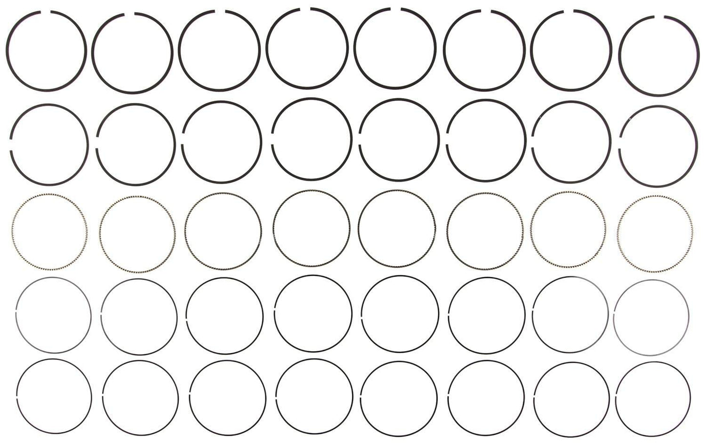 Mahle Rings Ford Truck 6.2L V8 Gas 2011 - Current Moly Ring Set 42267CP.030