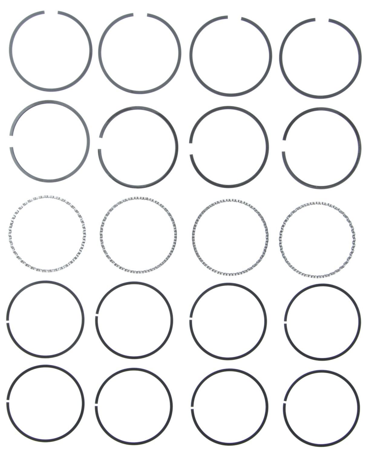 Mahle Rings Ford 140 2.3L 153 2.5L Engs 84-93 Merc 140 2.3L 153 2.5L Engs Plain Ring Set 51421CP
