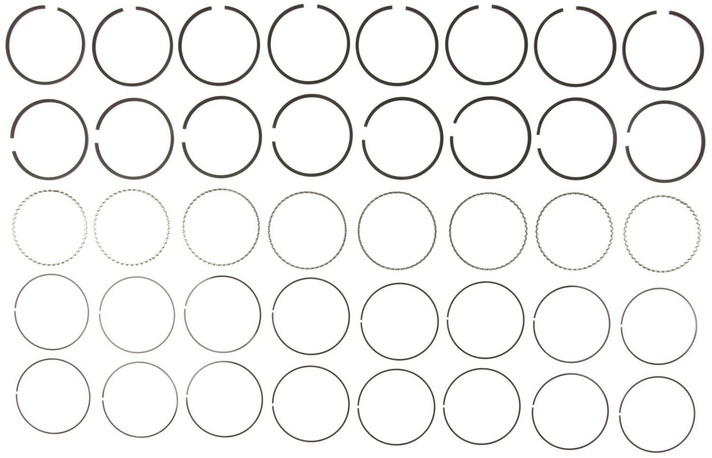 Mahle Rings Dodge Trk 318 5.2L Eng 1992-95 Jeep 318 5.2L Eng 1993-96 Plain Ring Set 51709CP