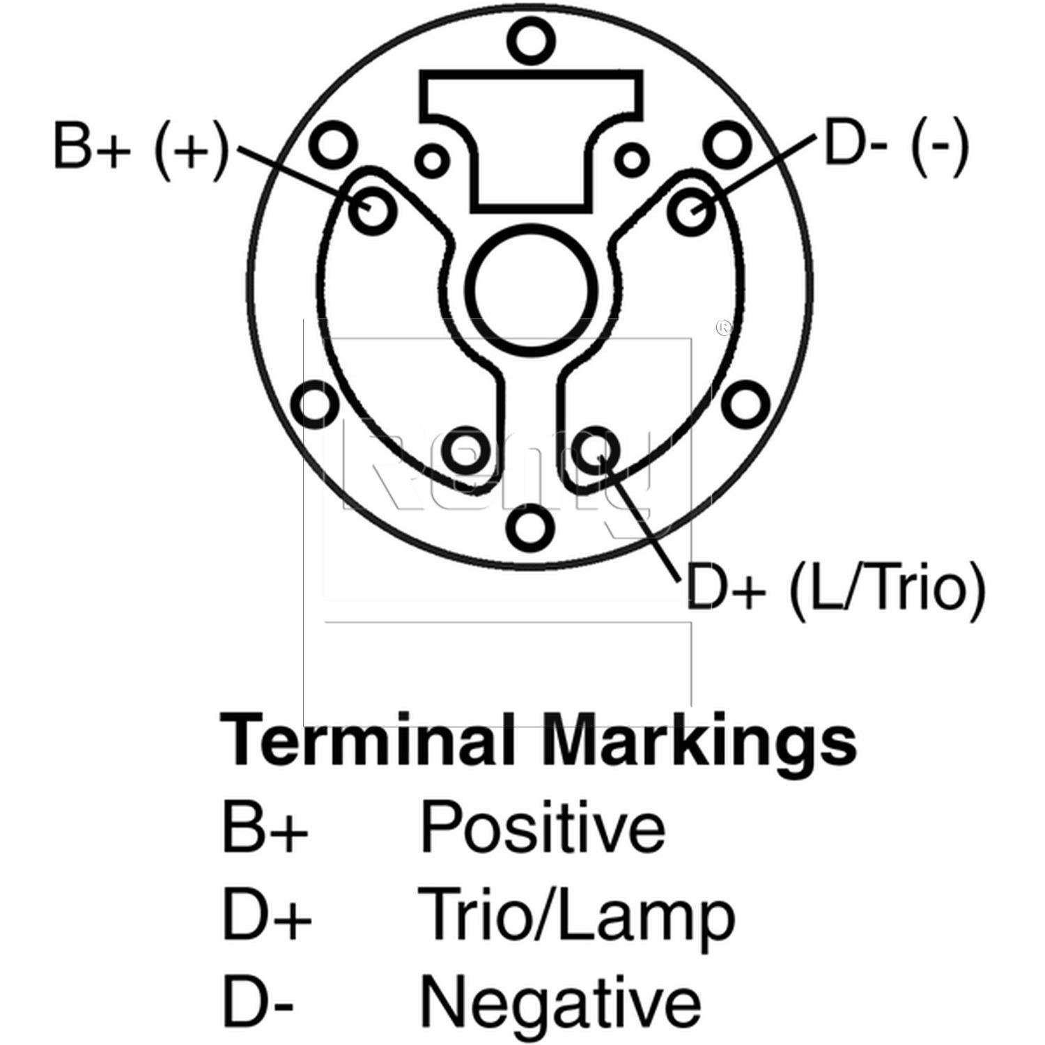 BBB Industries Remanufactured Alternator 13354
