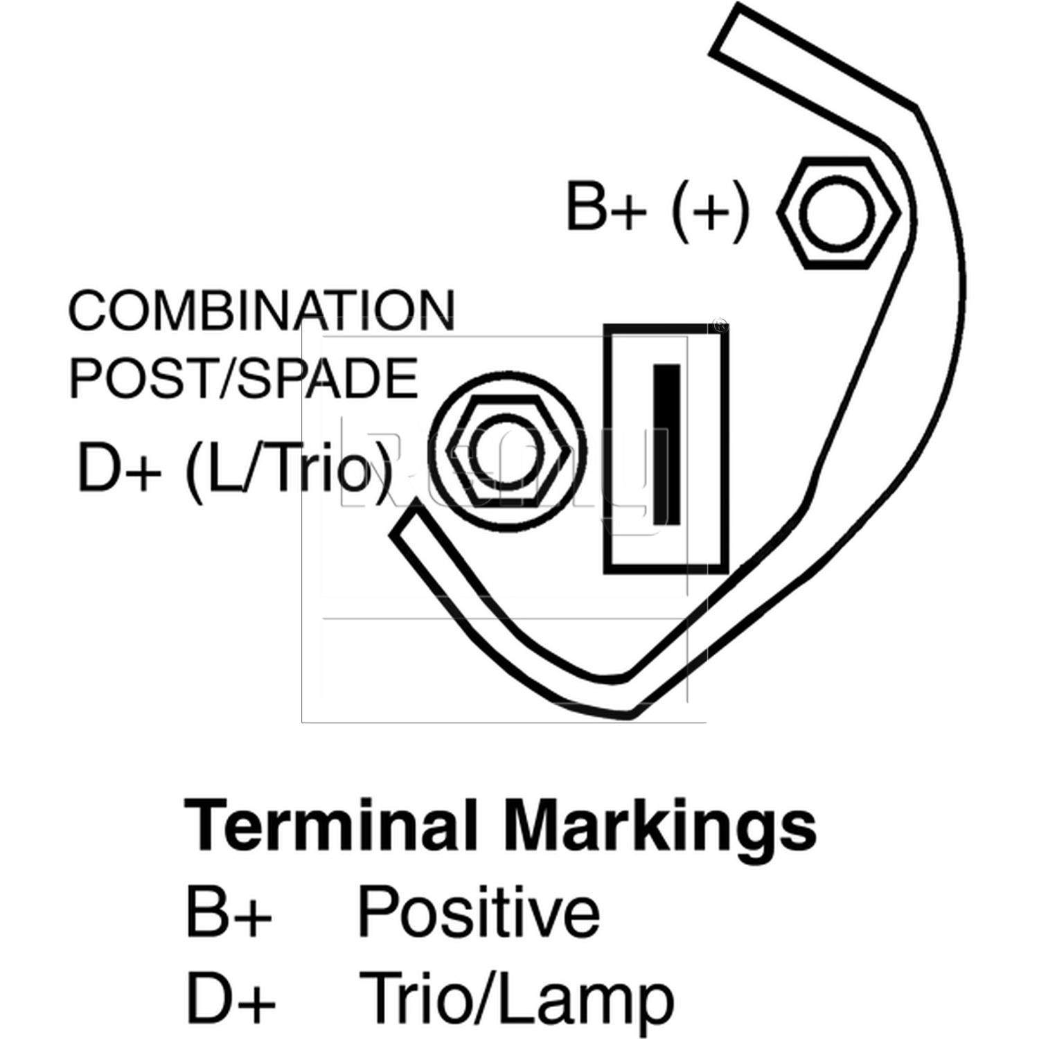 BBB Industries Remanufactured Alternator 14561