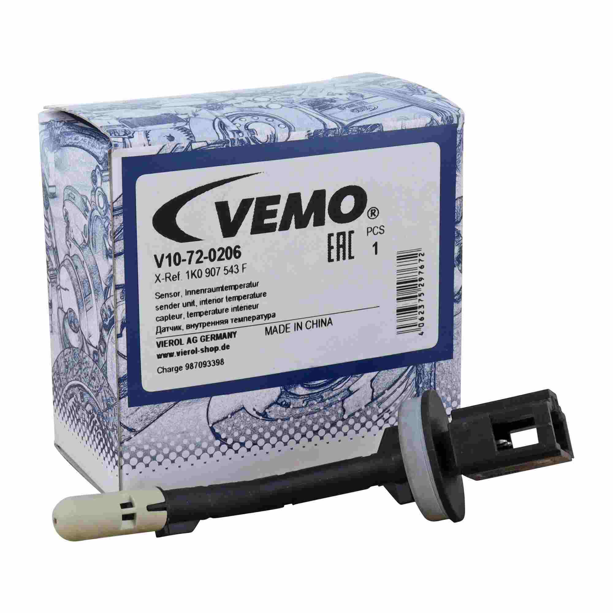 VEMO Cabin Air Temperature Sensor V10-72-0206