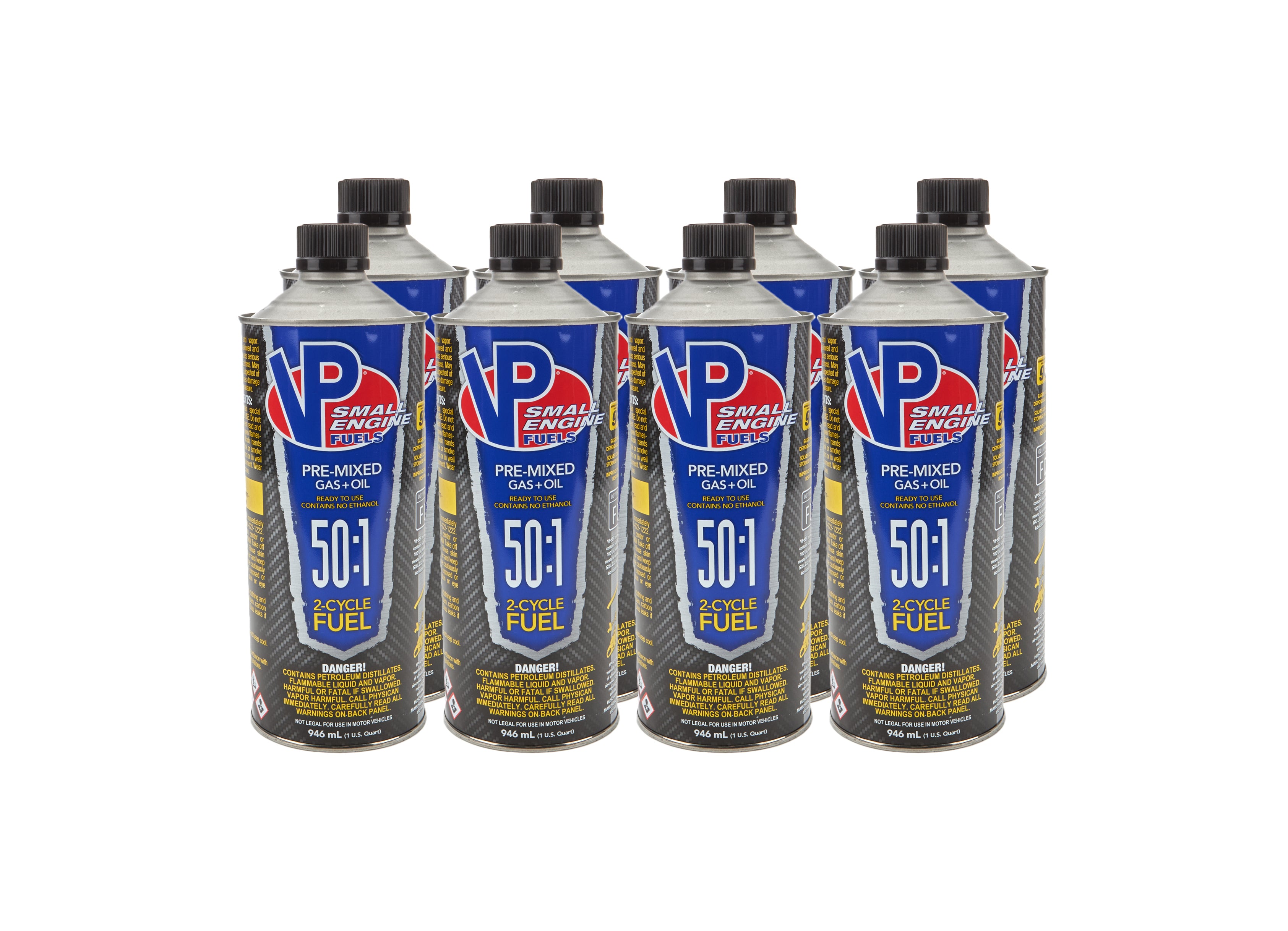 VP Racing 50:1 Pre-Mix Fuel 1qt Cans (Case 8) Fuels Leaded Fuel main image
