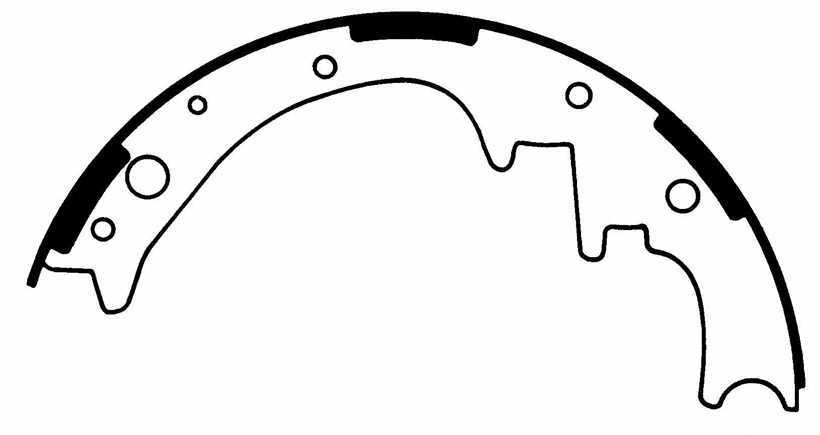 Wagner Brake Drum Brake Shoe Z333R