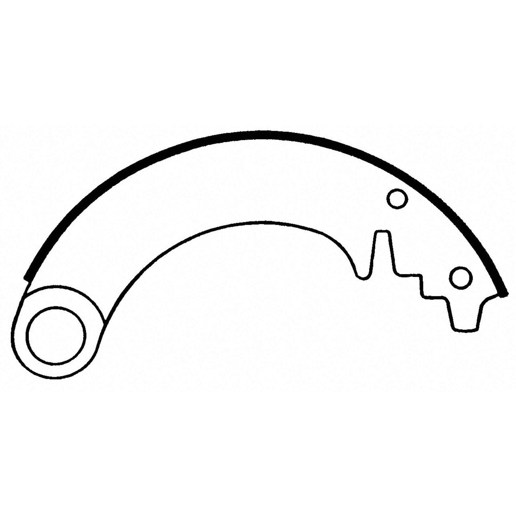 Wagner Brake Drum Brake Shoe Z76