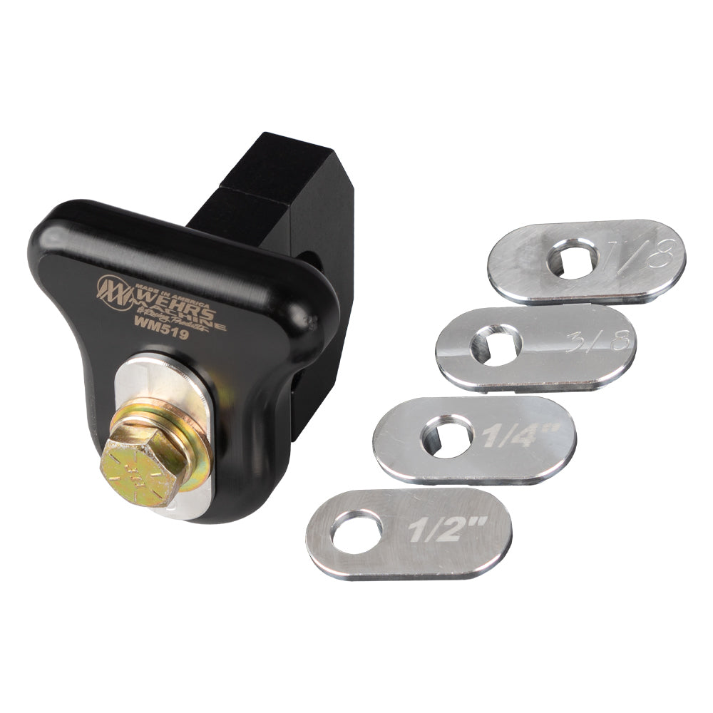 WEHRS MACHINE Underrail Limiter Right Rear 1-1/2IN Tube Suspension and Components Suspension Limiters and Components main image