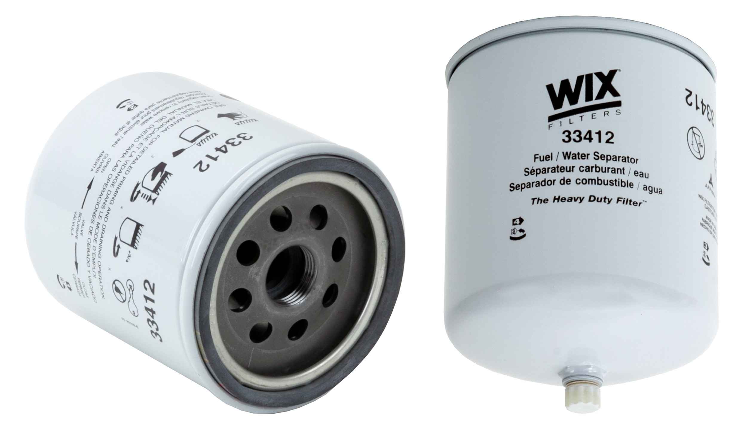 Wix Fuel Water Separator Filter 33412
