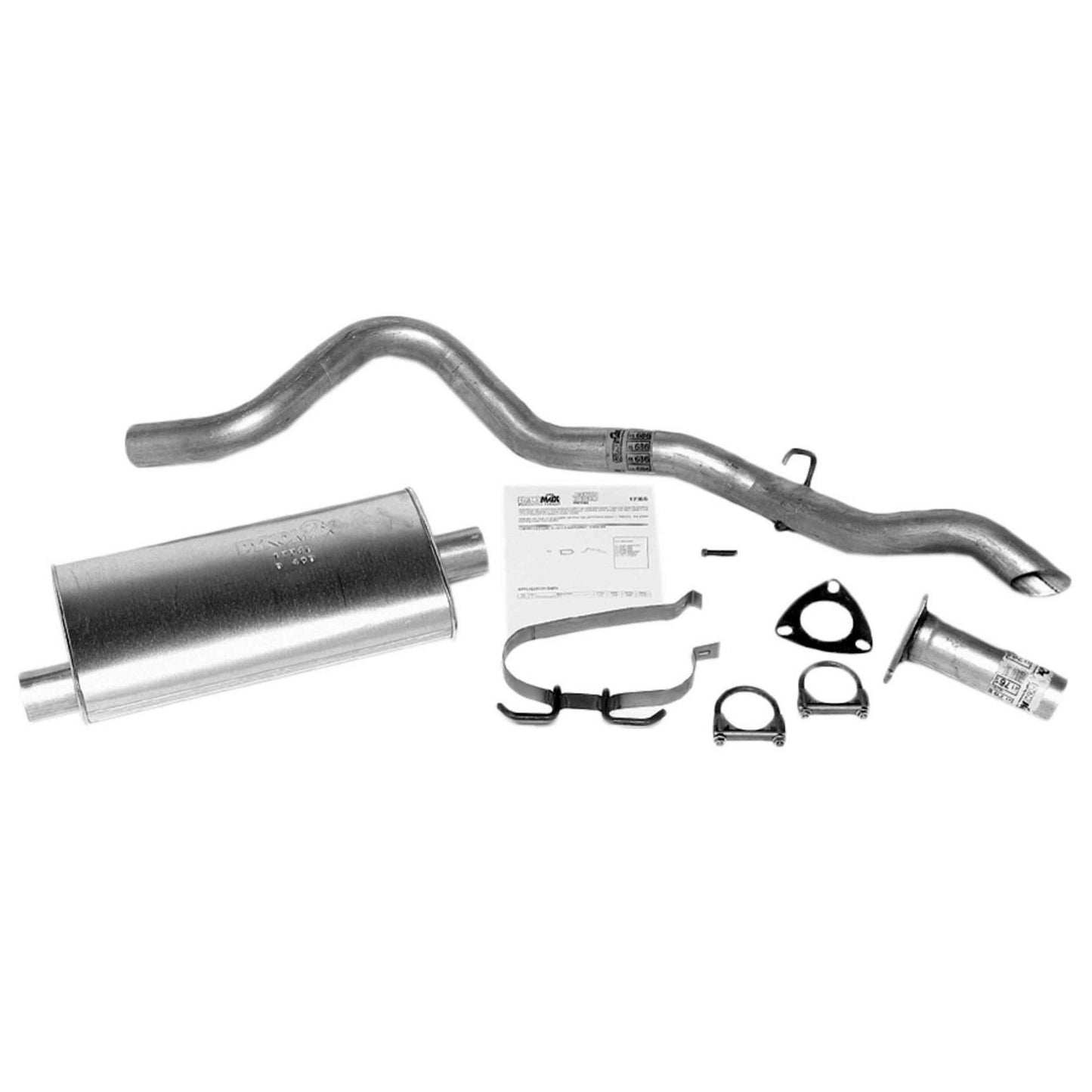 Dynomax SINGLE - 2.5" CAT-BACK SYSTEM - SUPER TURBOT MUFFLER