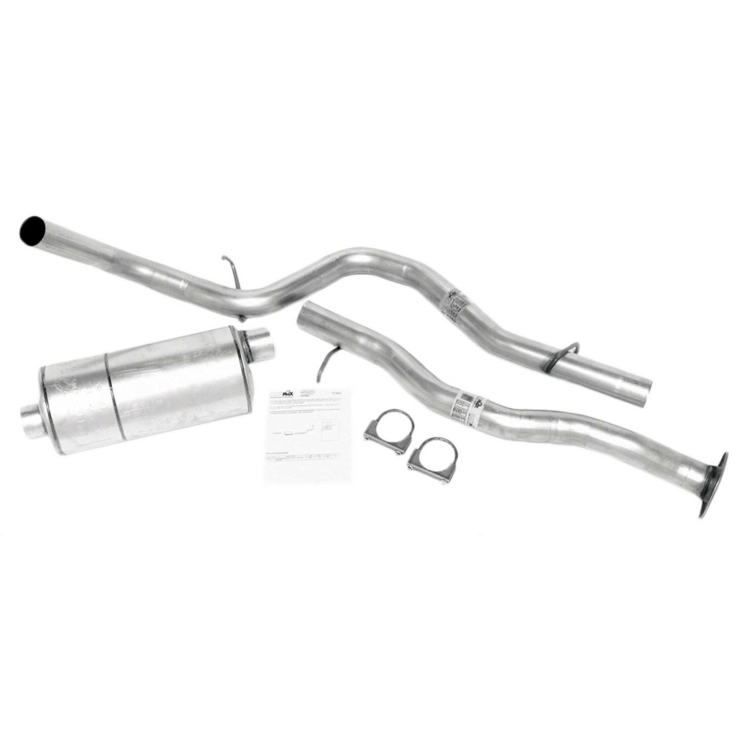 Dynomax Exhaust System Kit - Super Turbo Cat Back System, Aluminized Steel