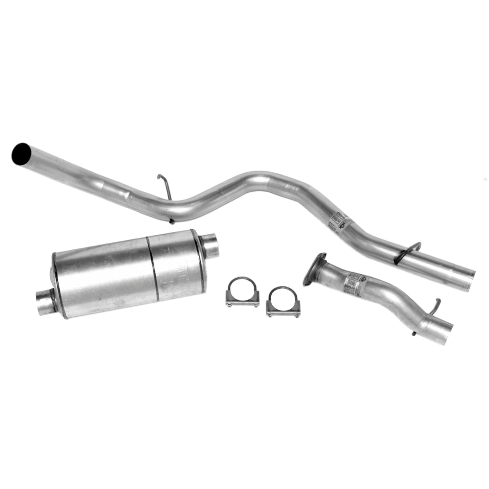 Dynomax Exhaust System Kit - Super Turbo Cat Back System, Aluminized Steel