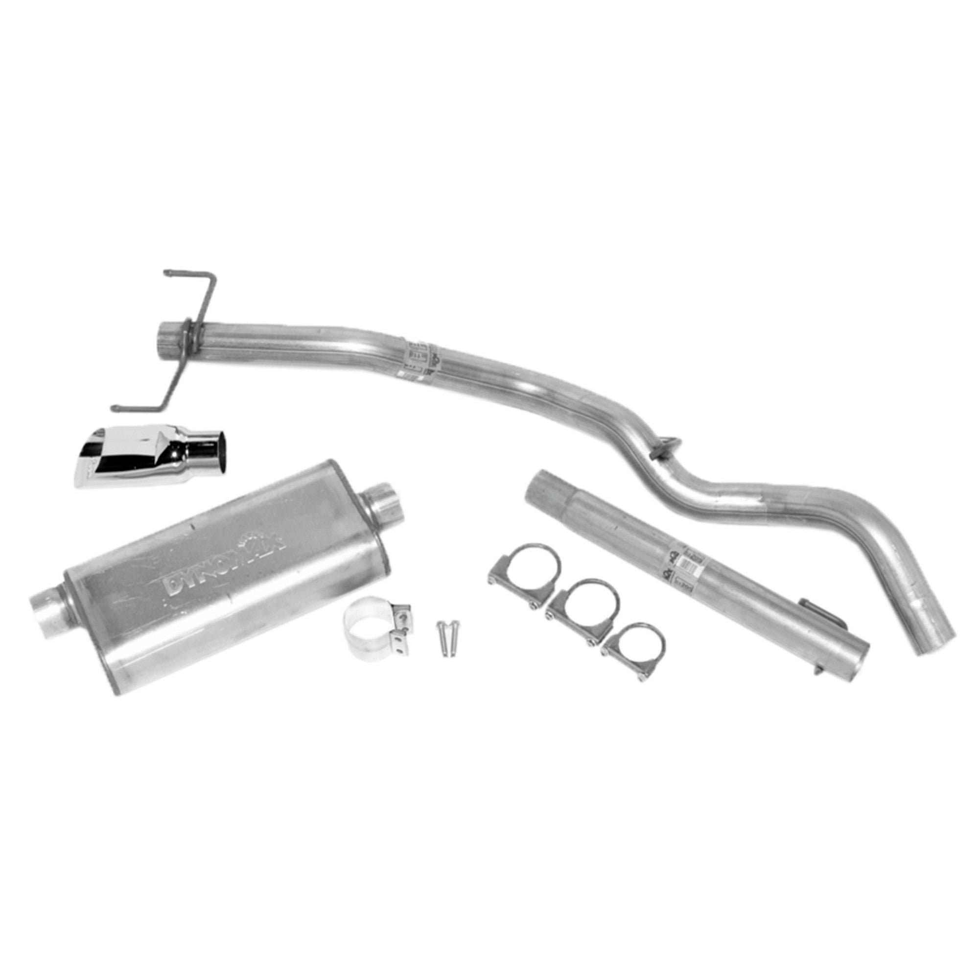 Dynomax SINGLE - 3" CAT-BACK SYSTEM - ULTRA FLO WELDED MUFFLER