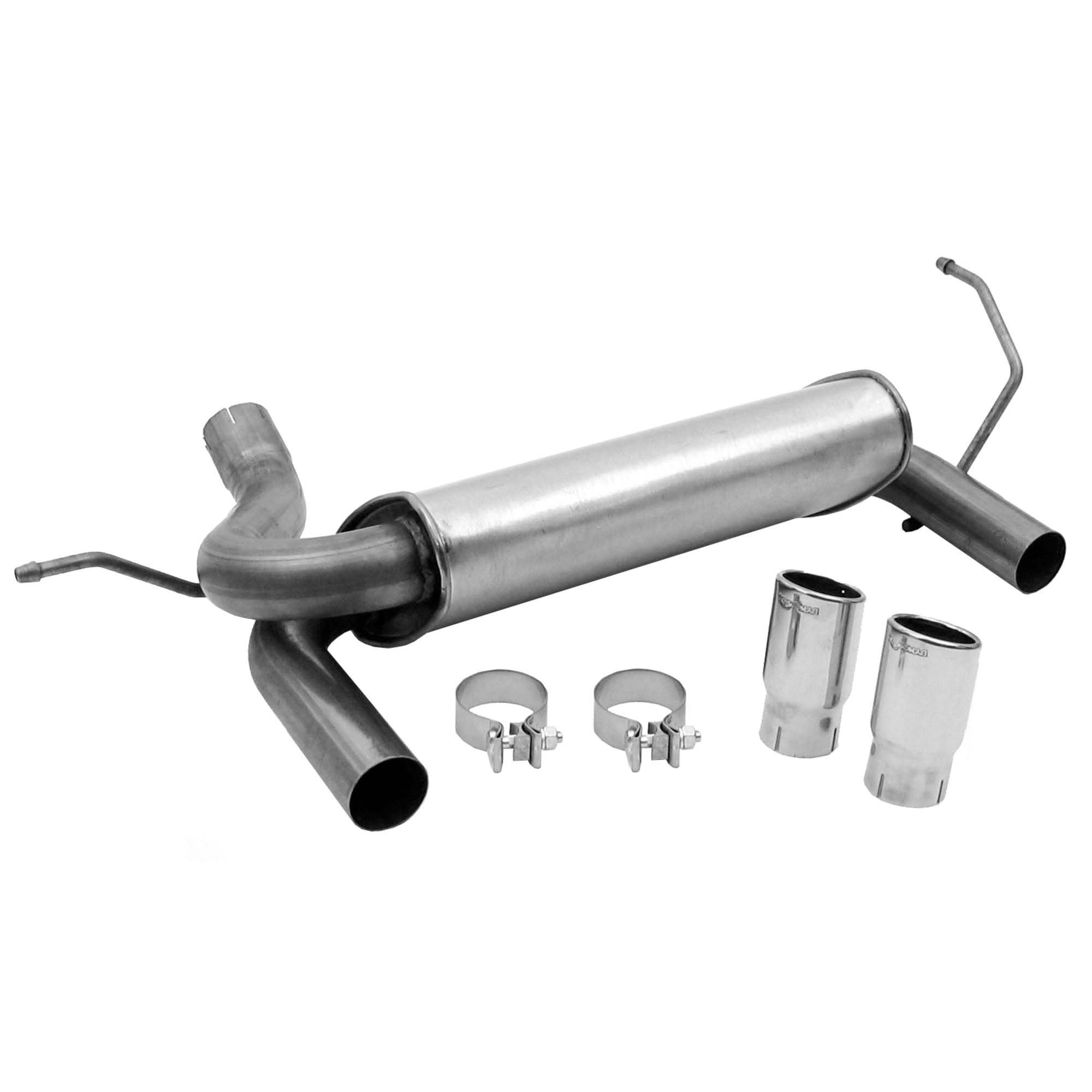 Dynomax SS Axle Back Exhaust 07-18 Wrangler 3.6/3.8L DYN39510