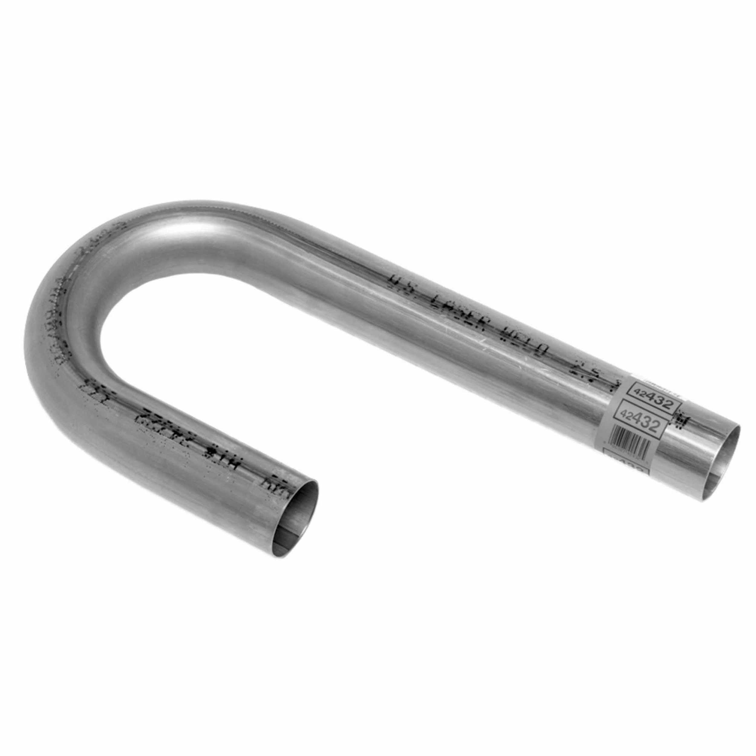 Dynomax 2.5in SS J-Bend Pipe 4.25 Radius 16 Gauge DYN42432