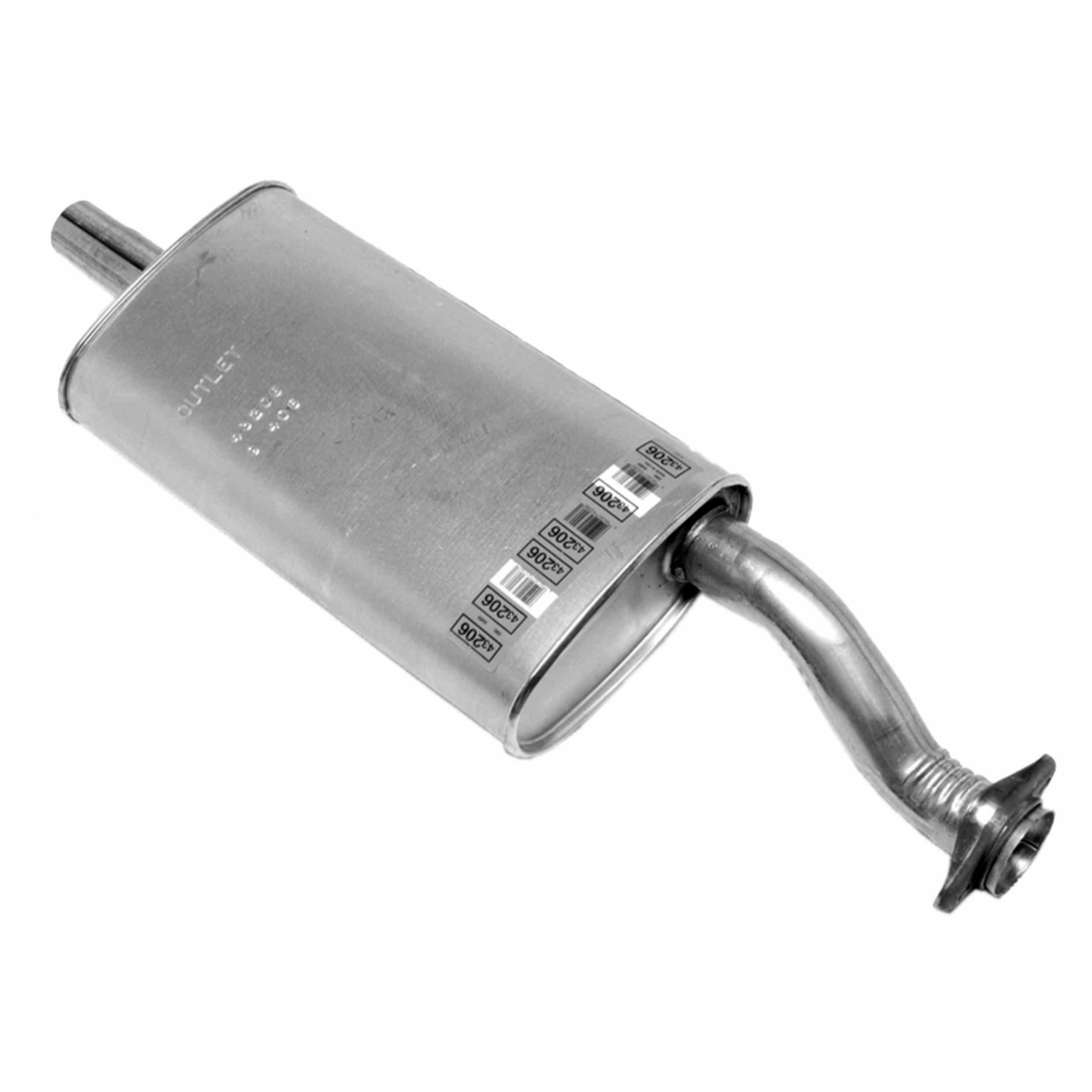 Walker Exhaust Exhaust Muffler Assembly 43206