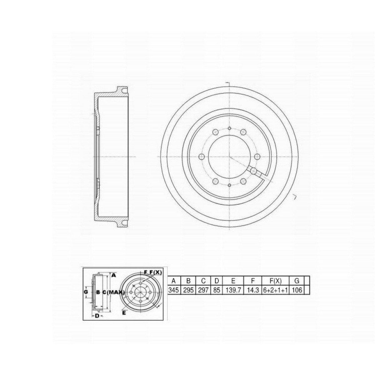 Perfect Stop Perfect Stop Full Line Standard Replacement 446212