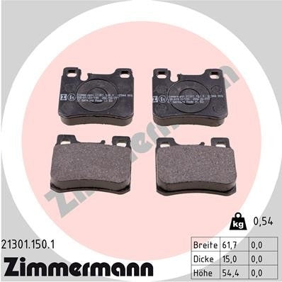 Zimmermann Disc Brake Pad Set 21301.150.1