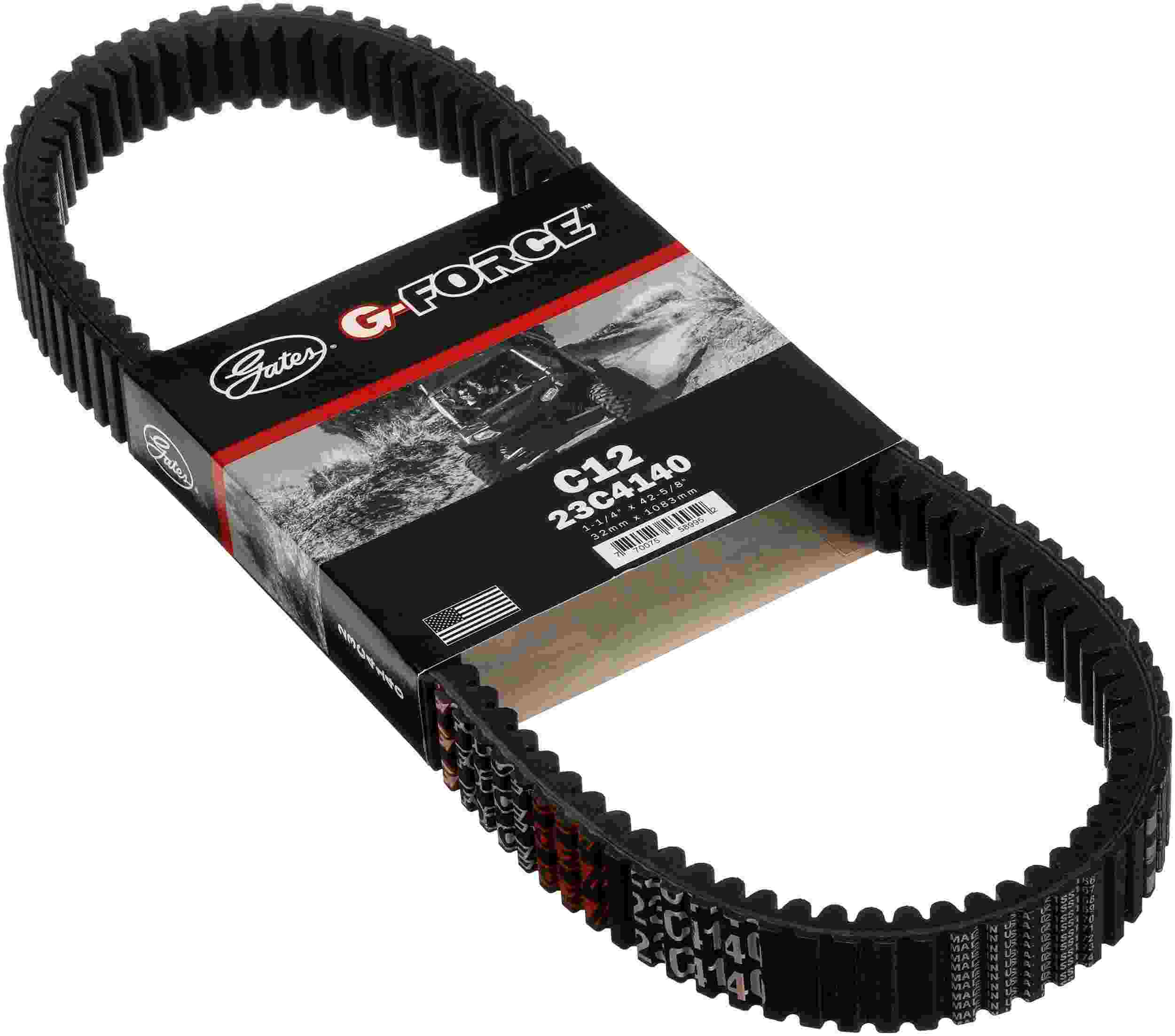Gates G-Force Carbon Cord CVT Belt 0HLUX