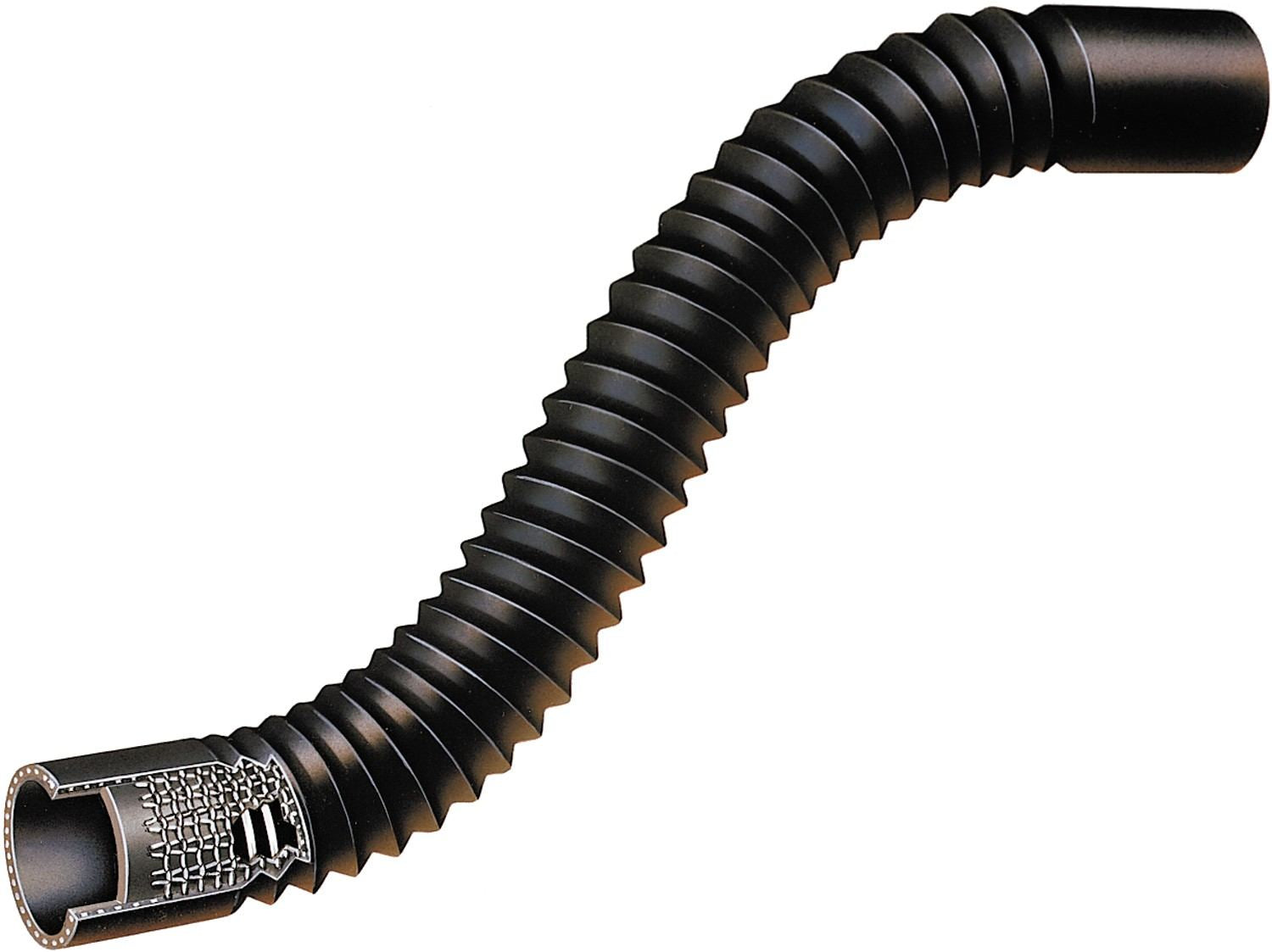Gates 84-85 BMW 318i/79-83 320i / 90-93 Mazda MX-5 Miata Vulco Flex II Coolant Hose 25252