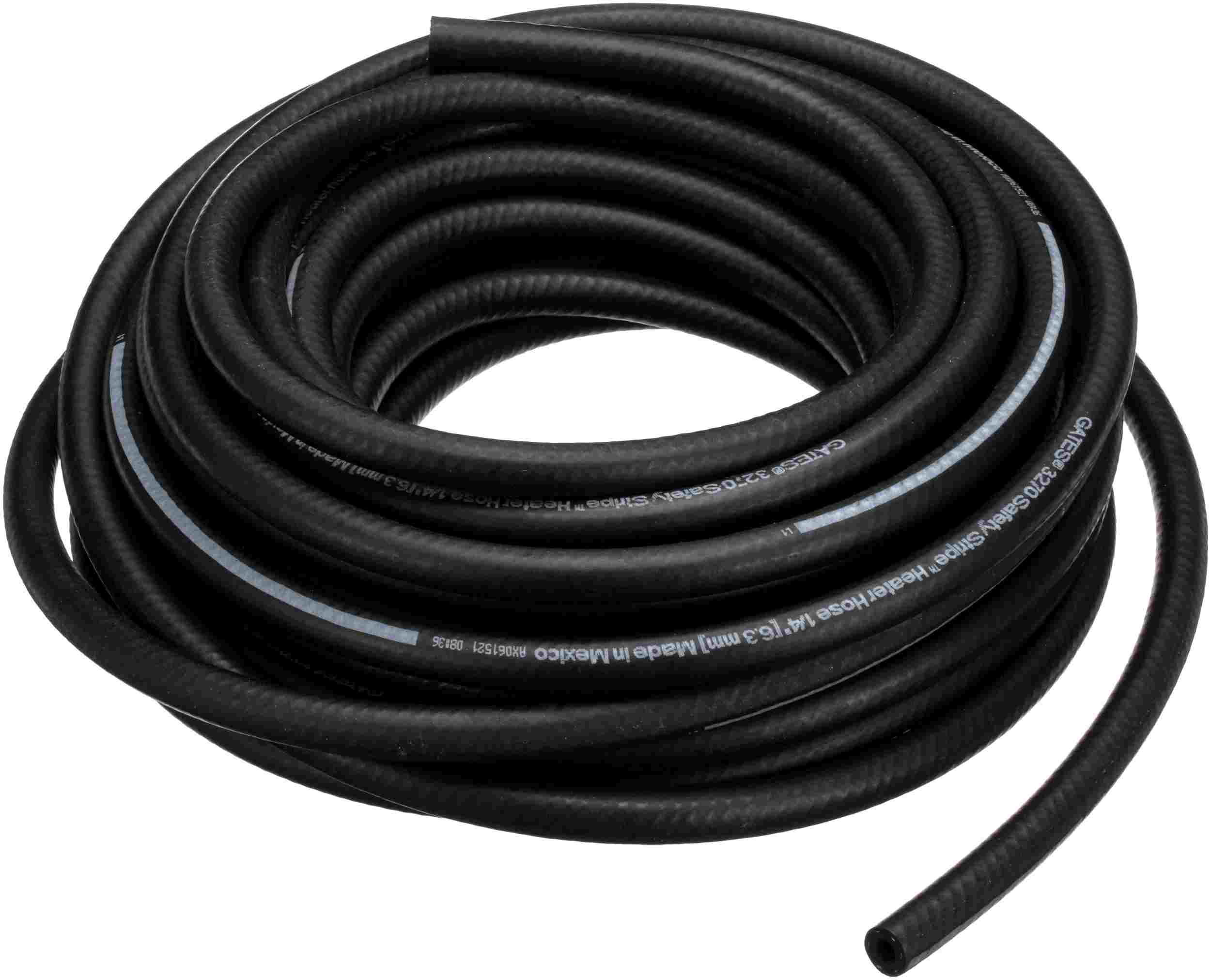 Gates 1/4in x 50 ft Safety Stripe Heater Hose 28407