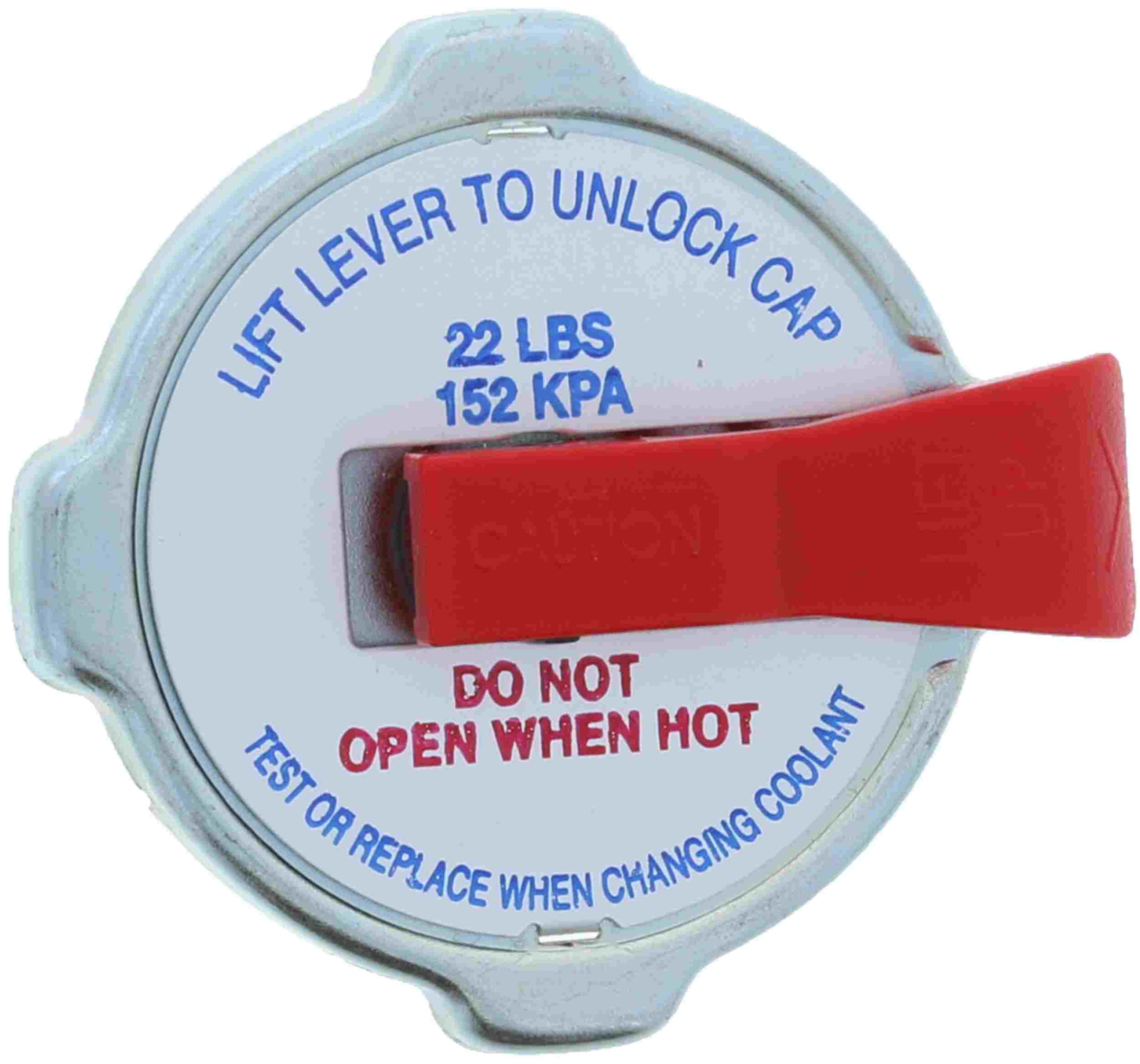Gates 2.34in Dia Shell 1.52in Depth Racing Radiator Cap - 23 psi 31557