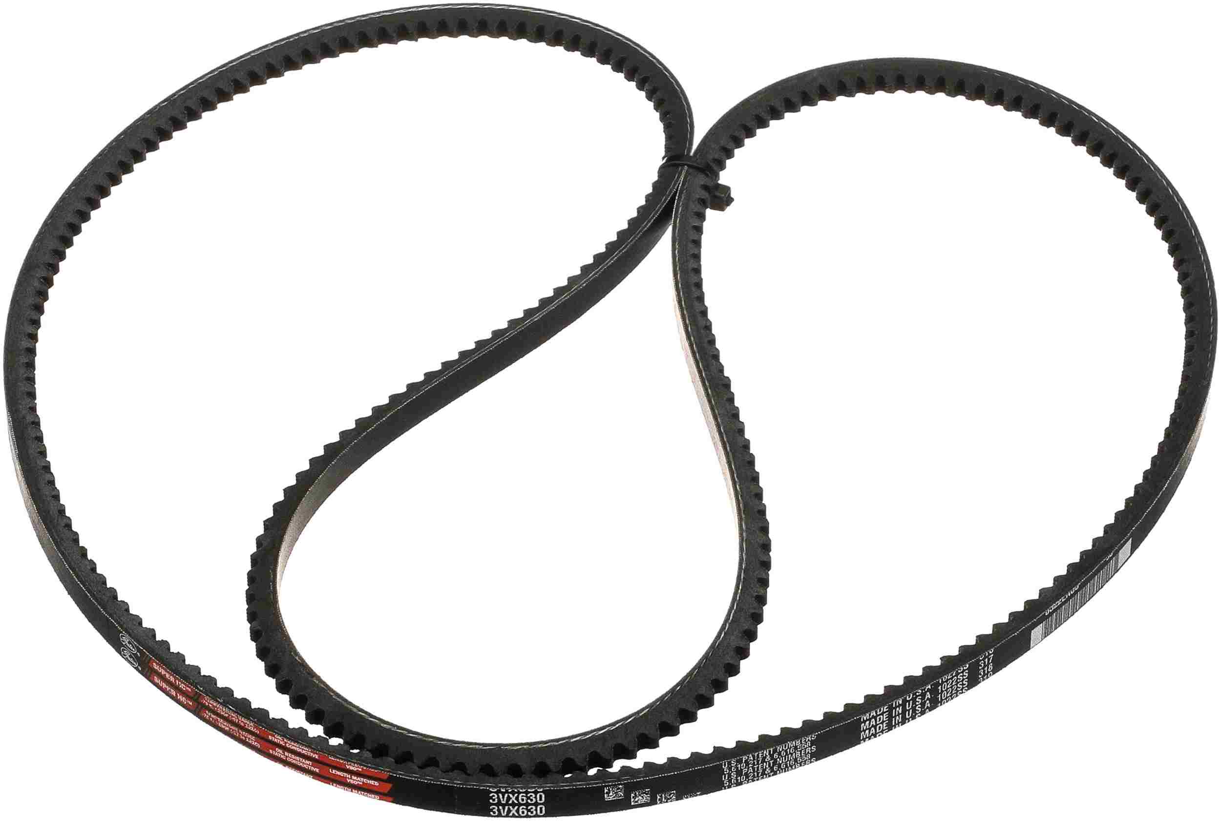 Gates Accessory Drive Belt 3VX630