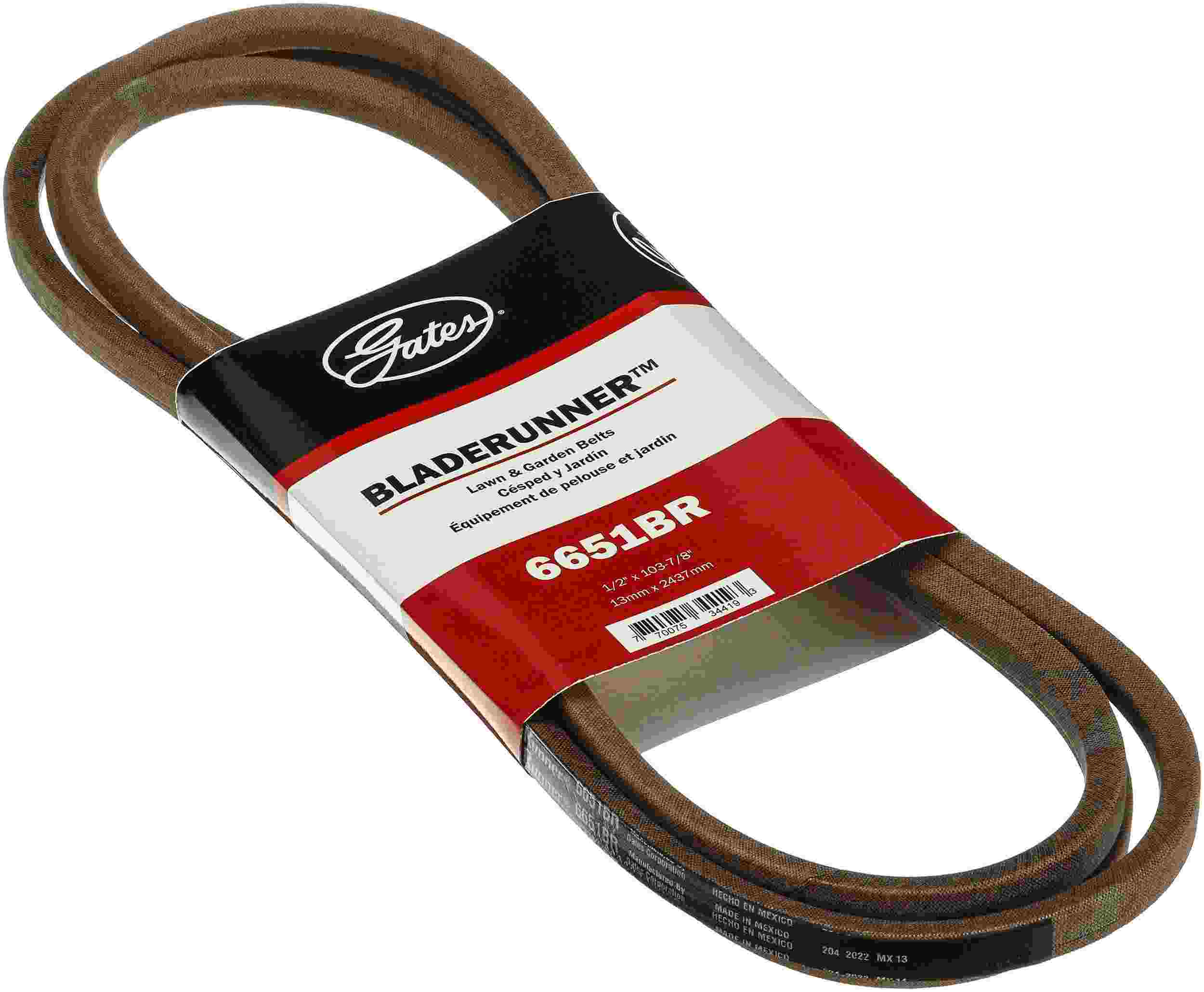 Gates Accessory Drive Belt 6651BR